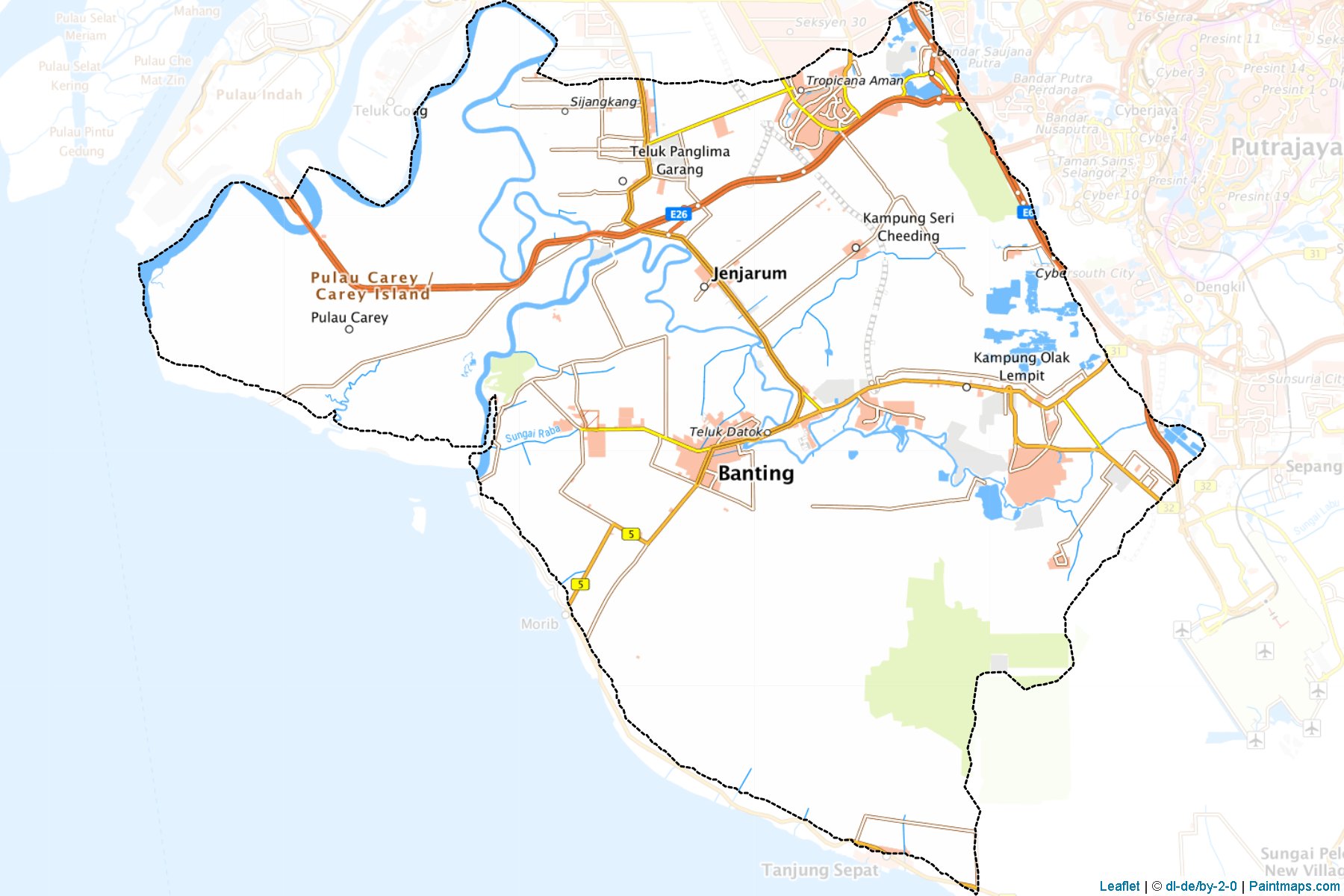 Kuala Langat (Selangor) Map Cropping Samples-1