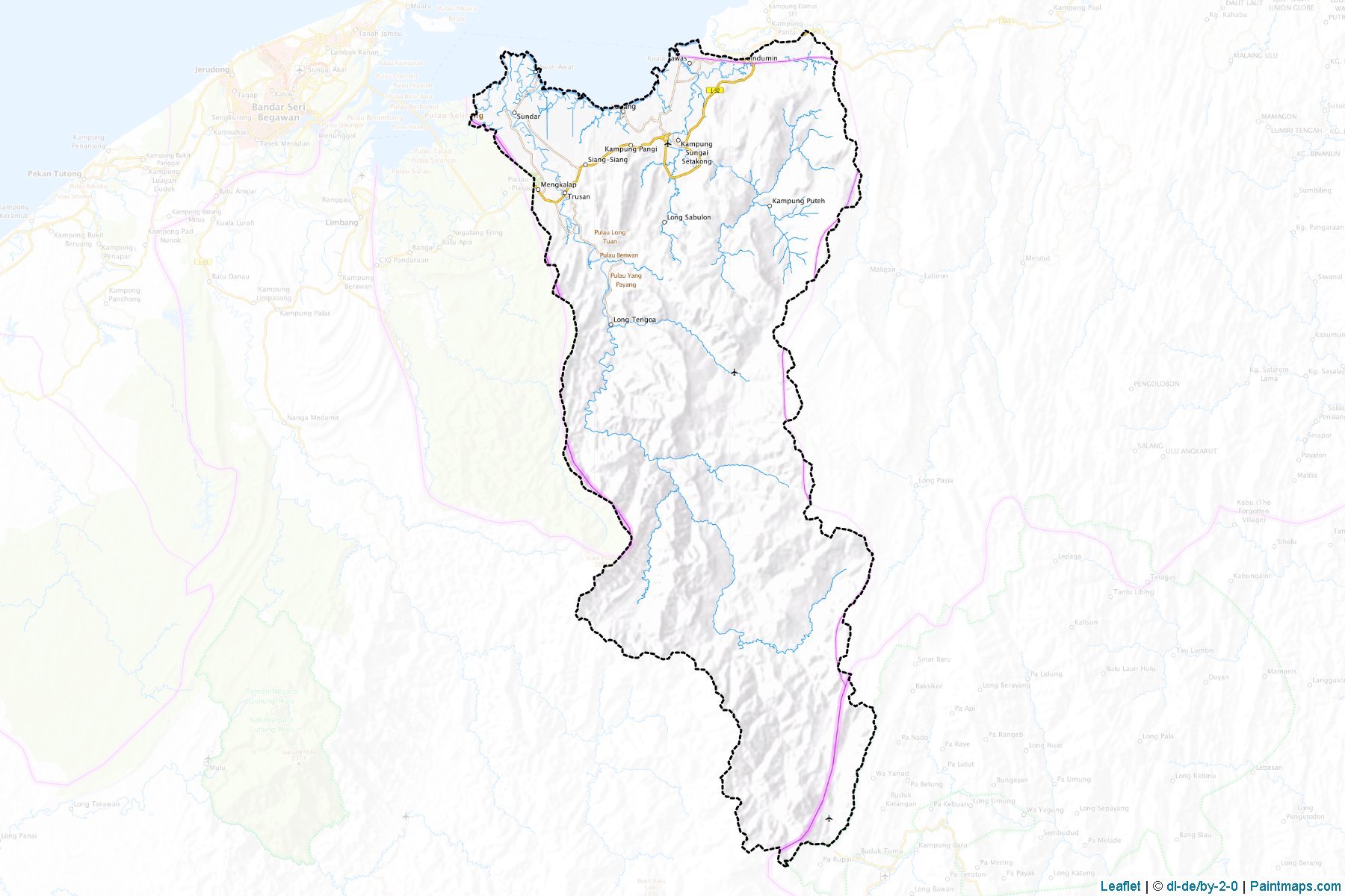 Lawas (Sarawak) Map Cropping Samples-1