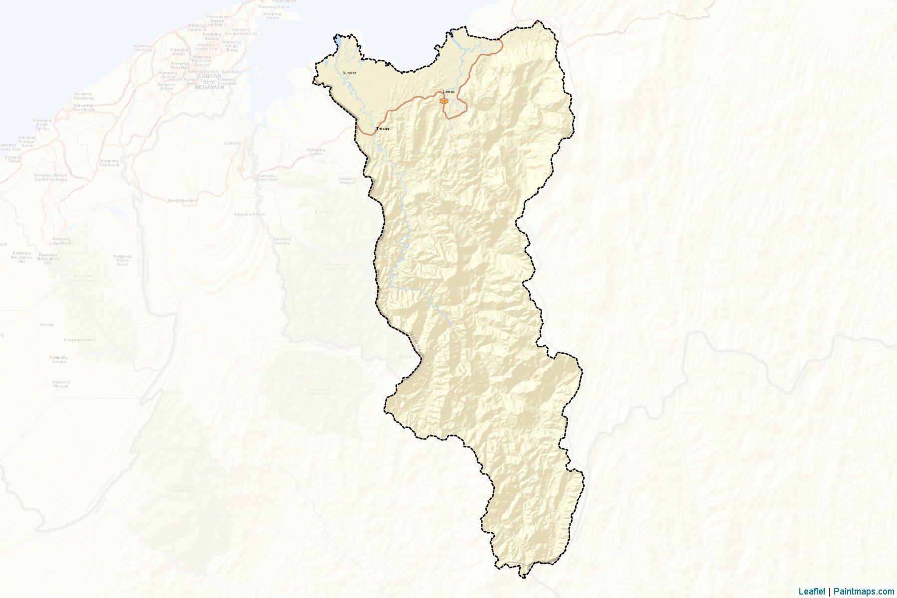 Lawas (Sarawak) Map Cropping Samples-2