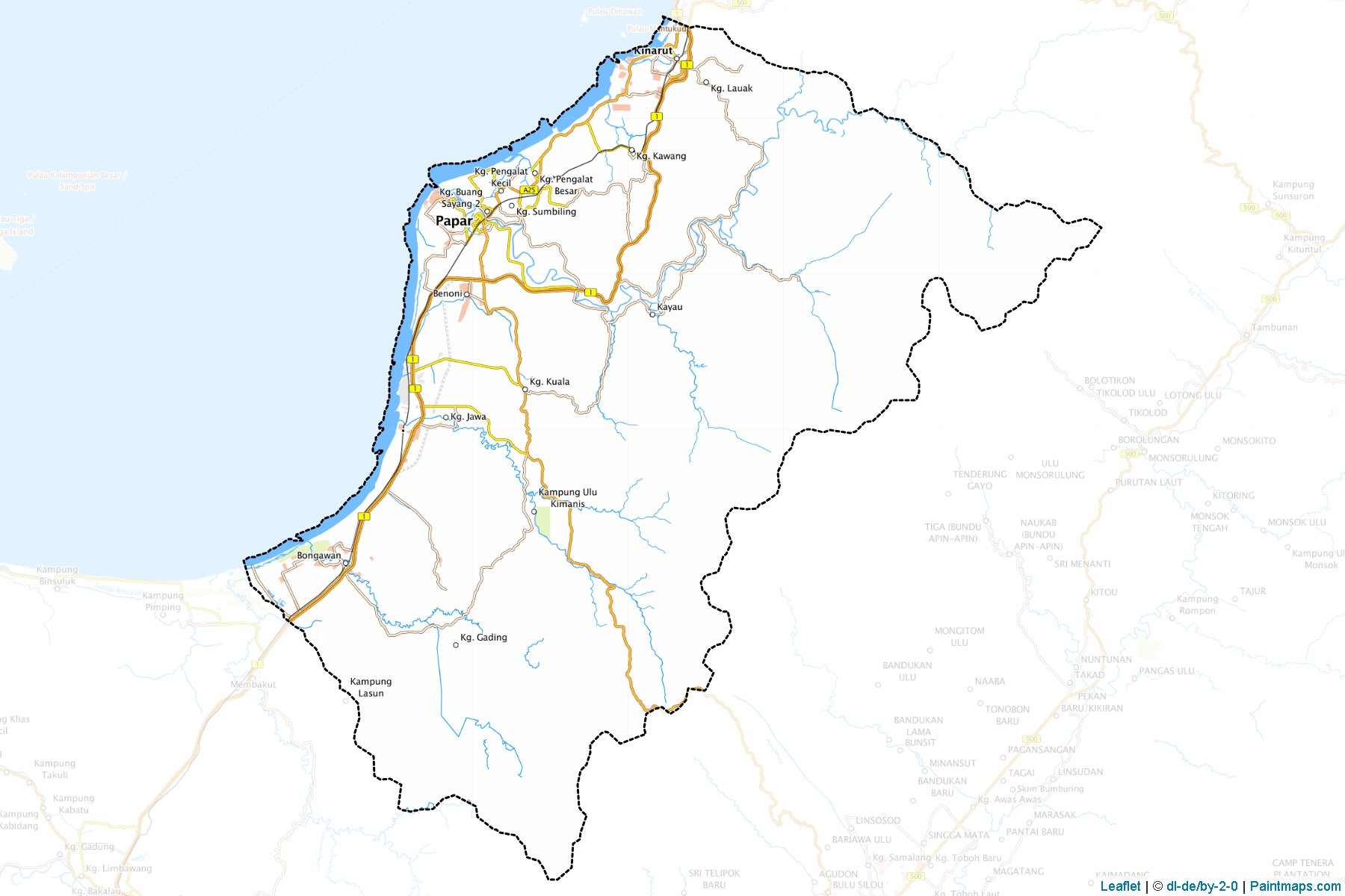 Papar (Sabah) Map Cropping Samples-1