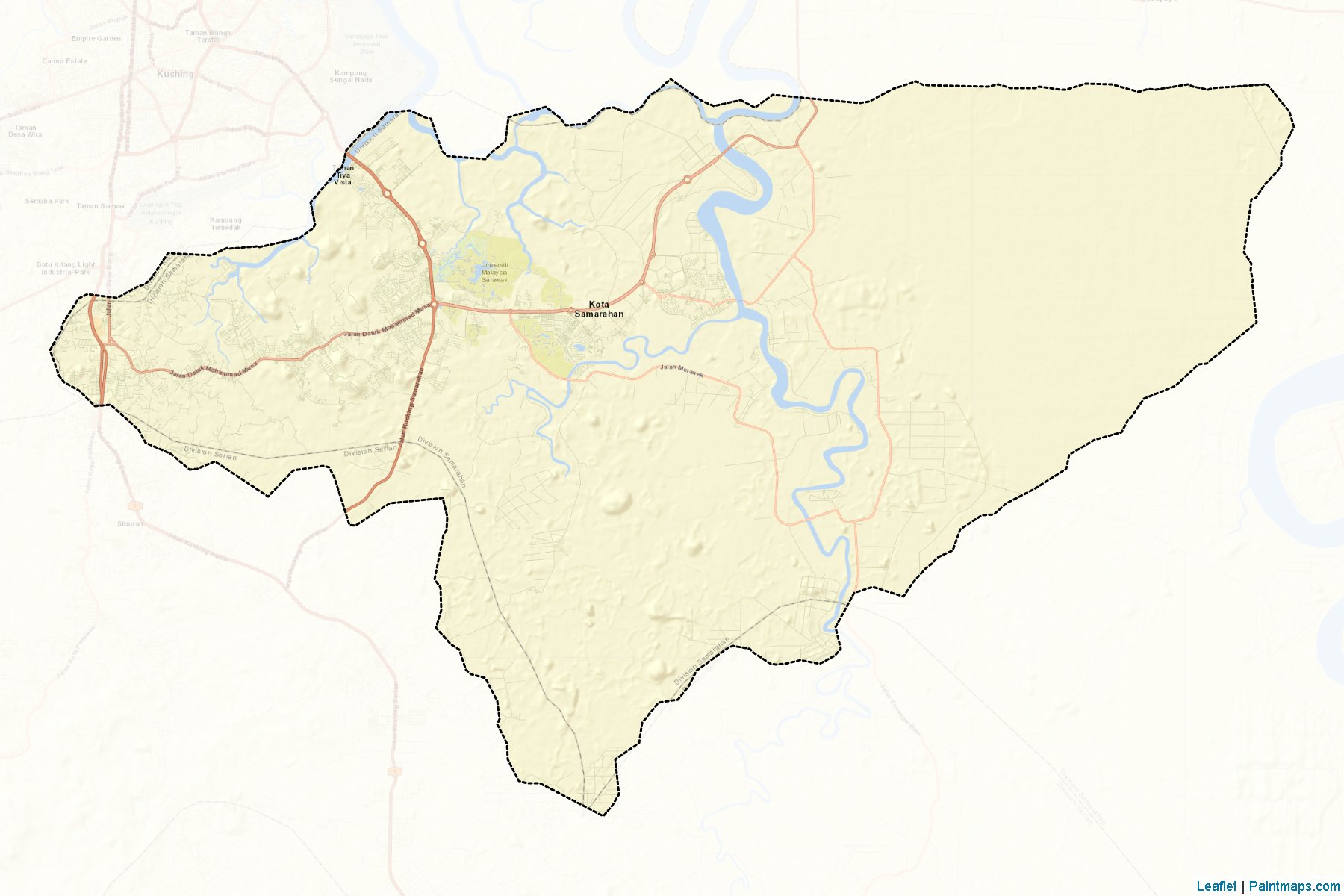 Samarahan (Sarawak) Map Cropping Samples-2