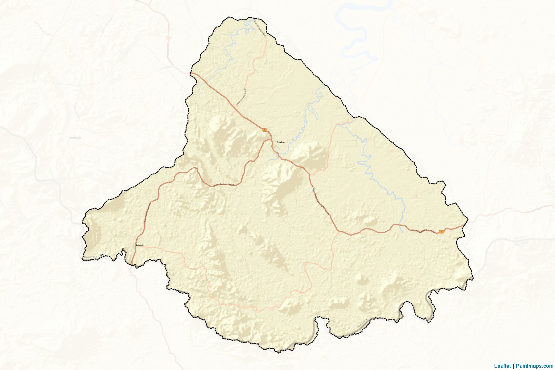 Serian (Sarawak) Map Cropping Samples-2