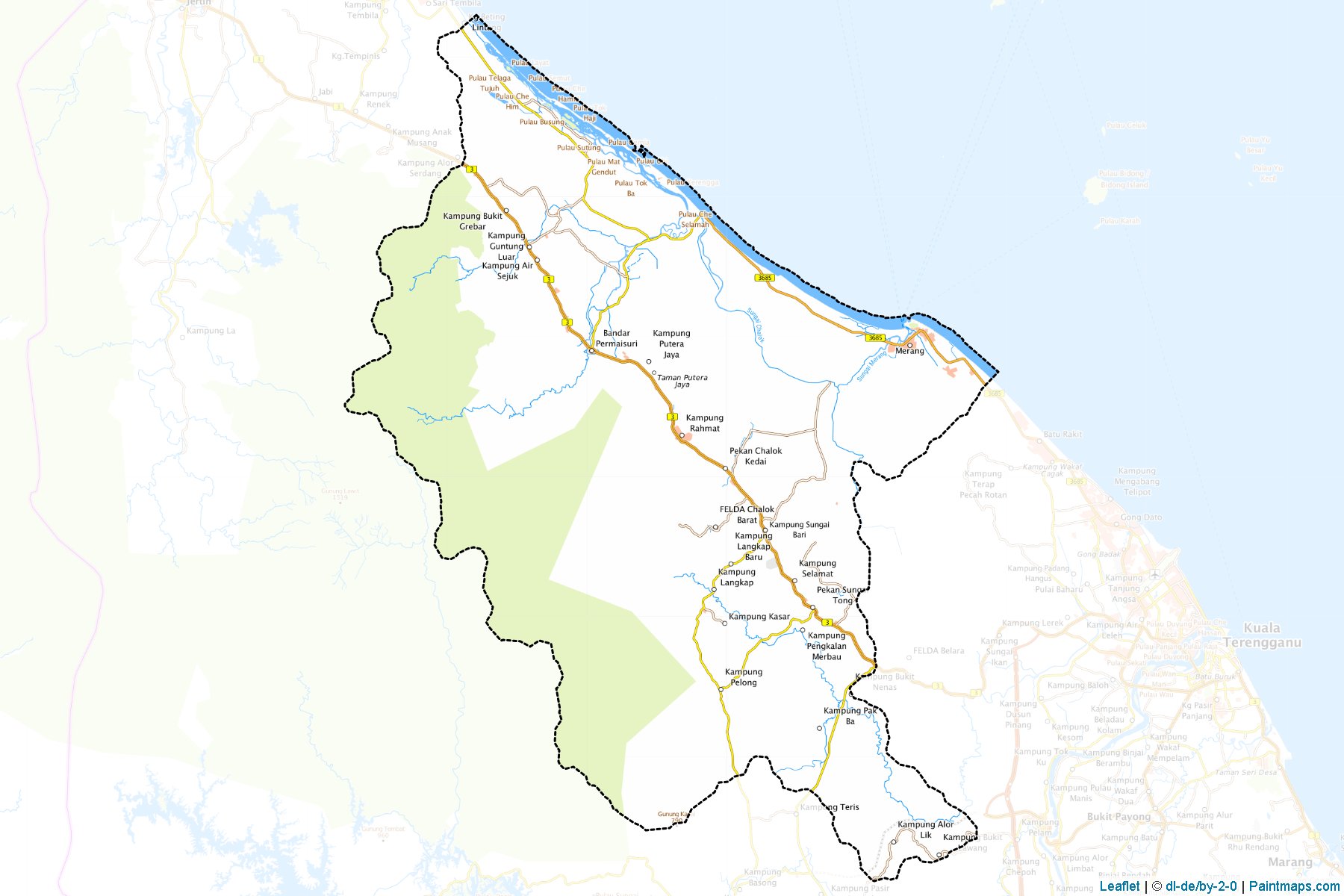 Muestras de recorte de mapas Setiu (Trengganu)-1