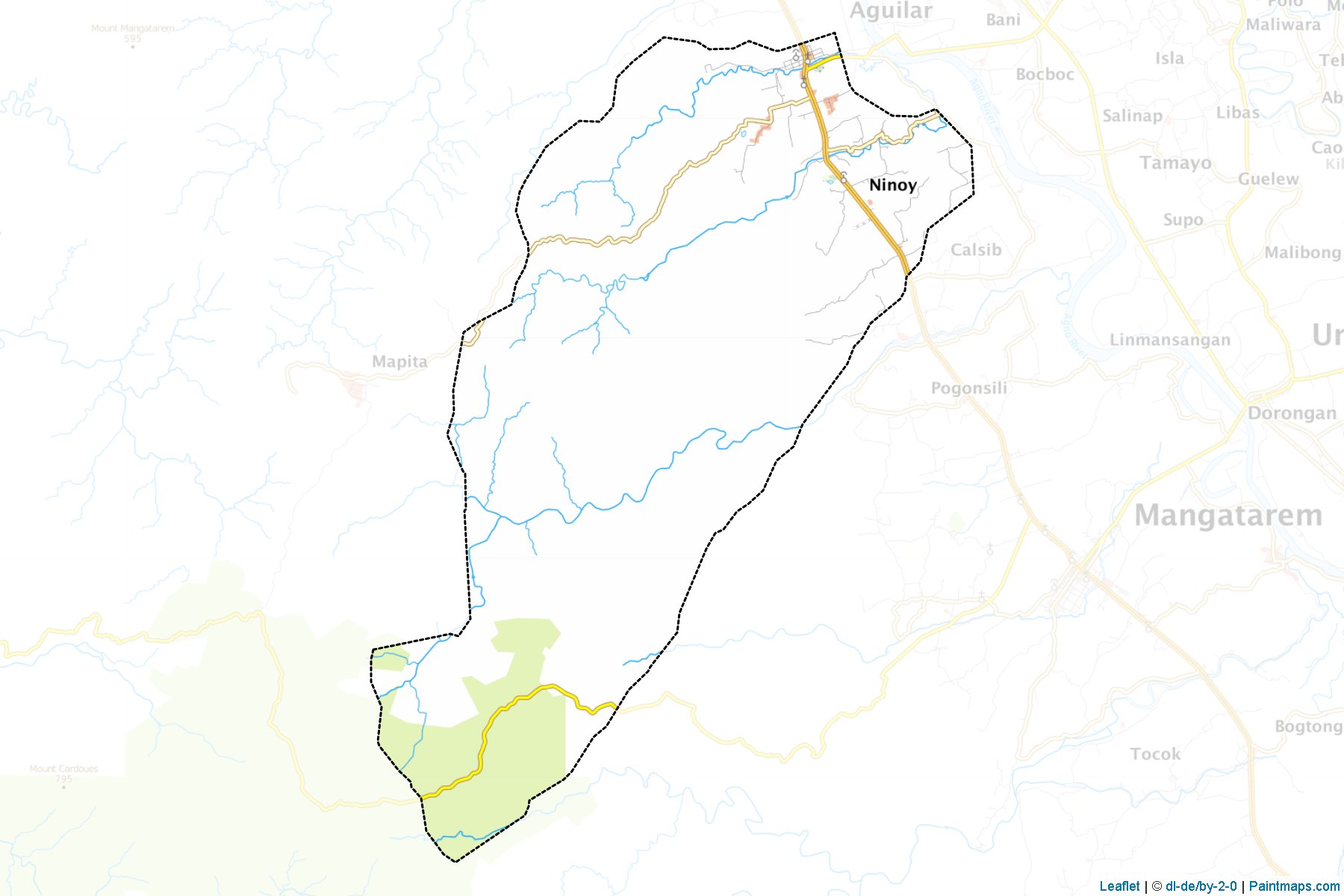 Muestras de recorte de mapas Aguilar (Pangasinan)-1