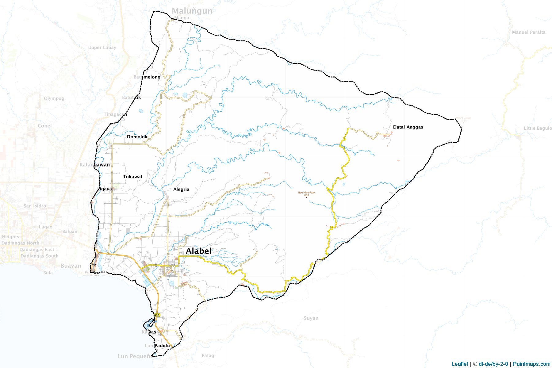 Alabel (Sarangani) Map Cropping Samples-1