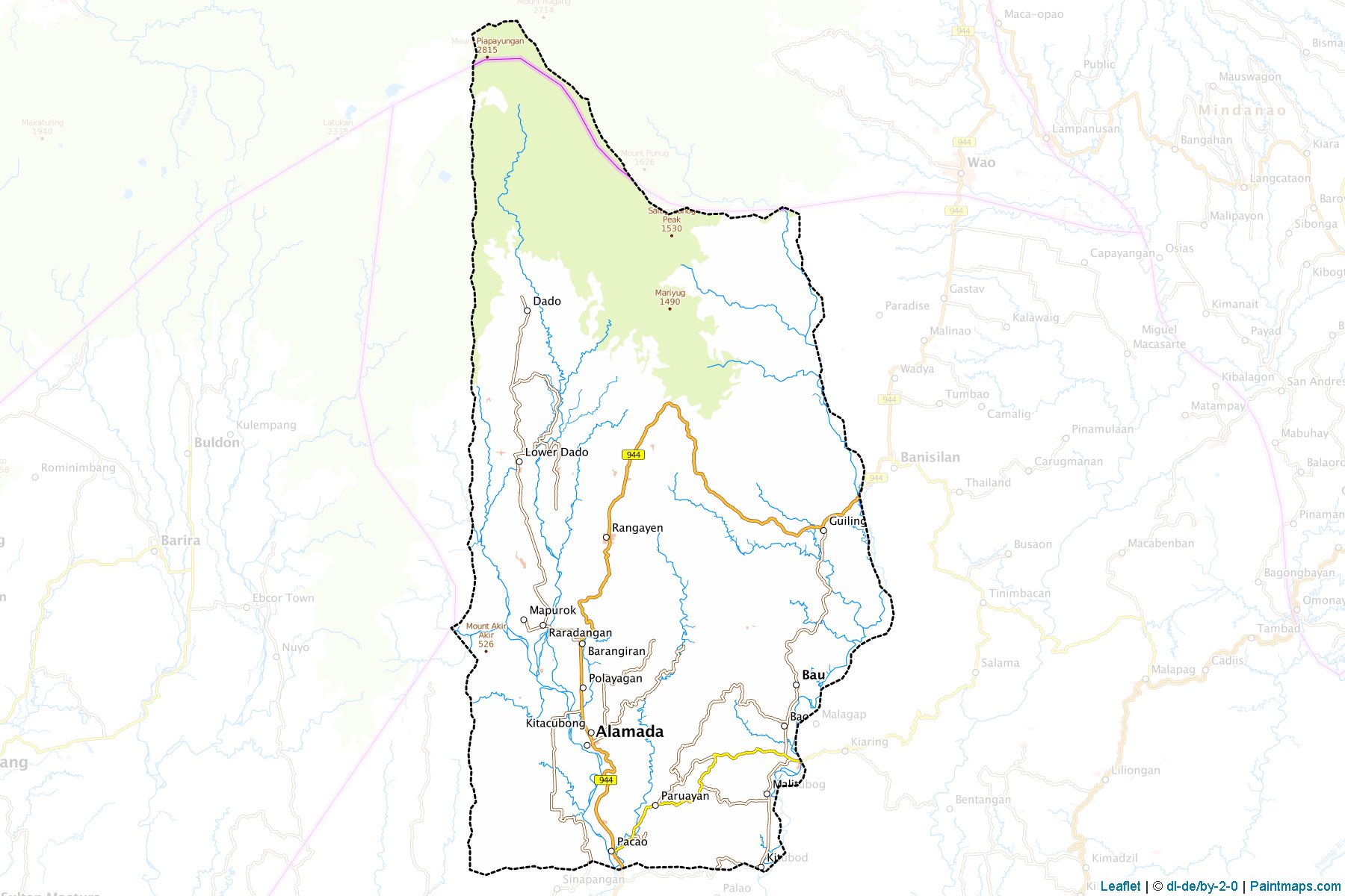 Alamada (Cotabato) Haritası Örnekleri-1