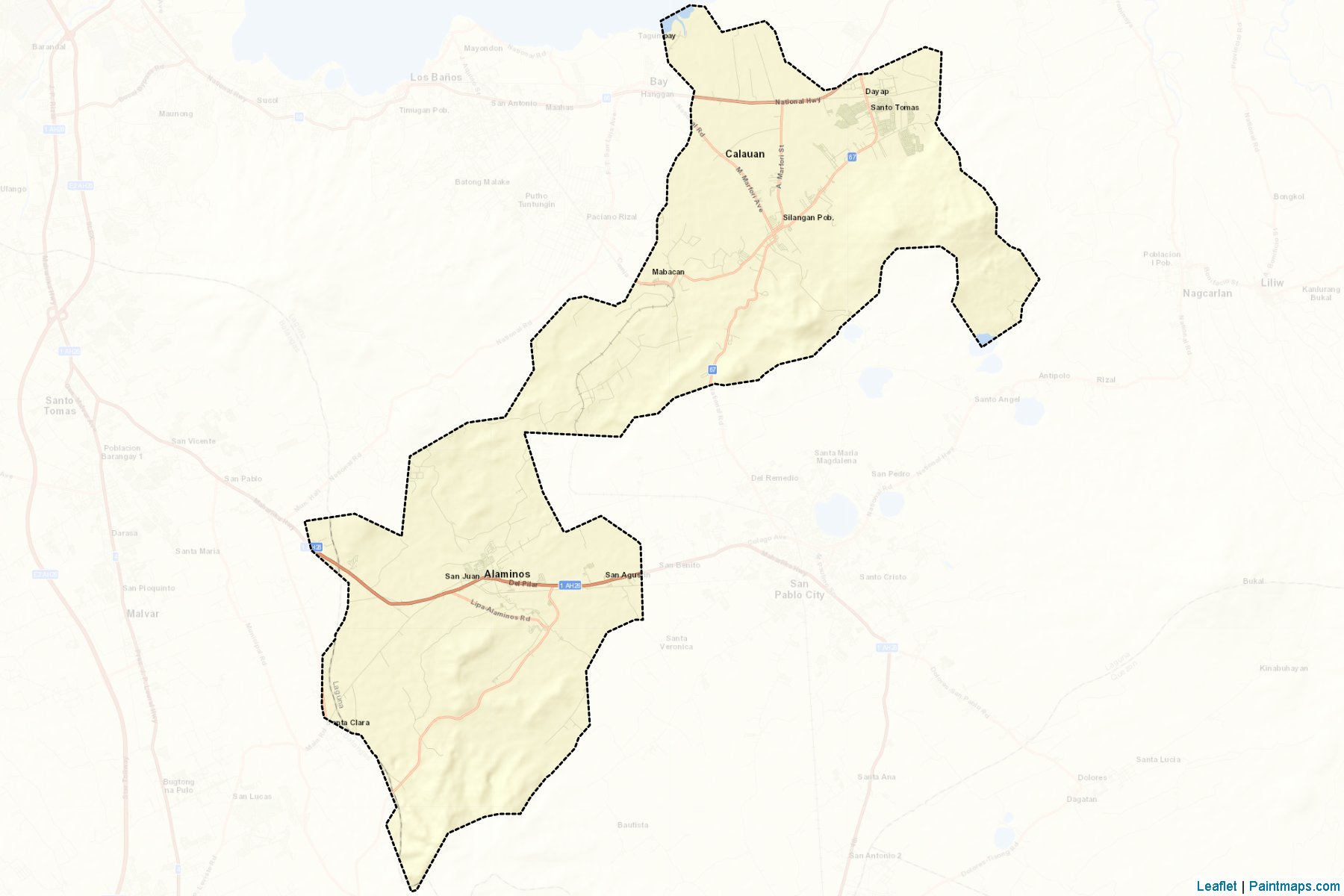 Alaminos (Laguna) Map Cropping Samples-2