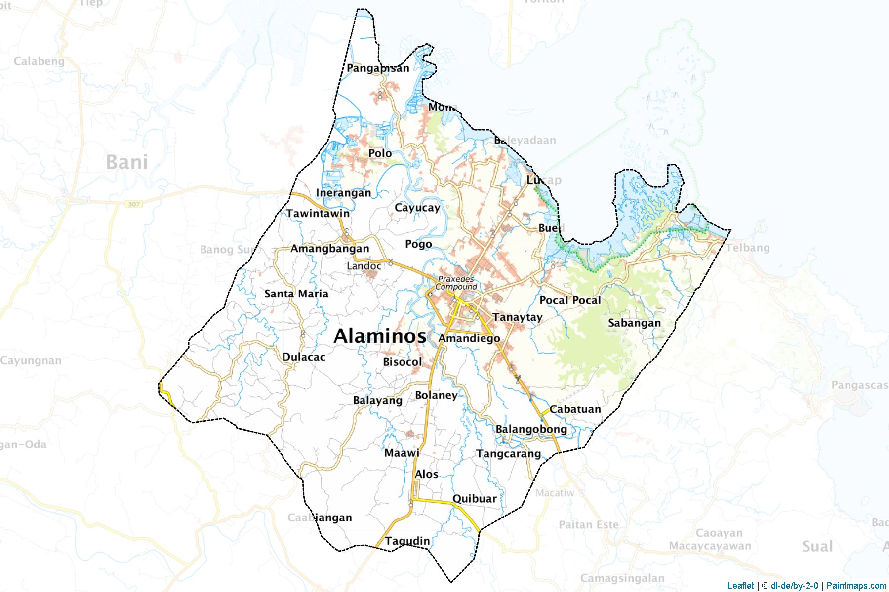 Alaminos (Pangasinan) Map Cropping Samples-1