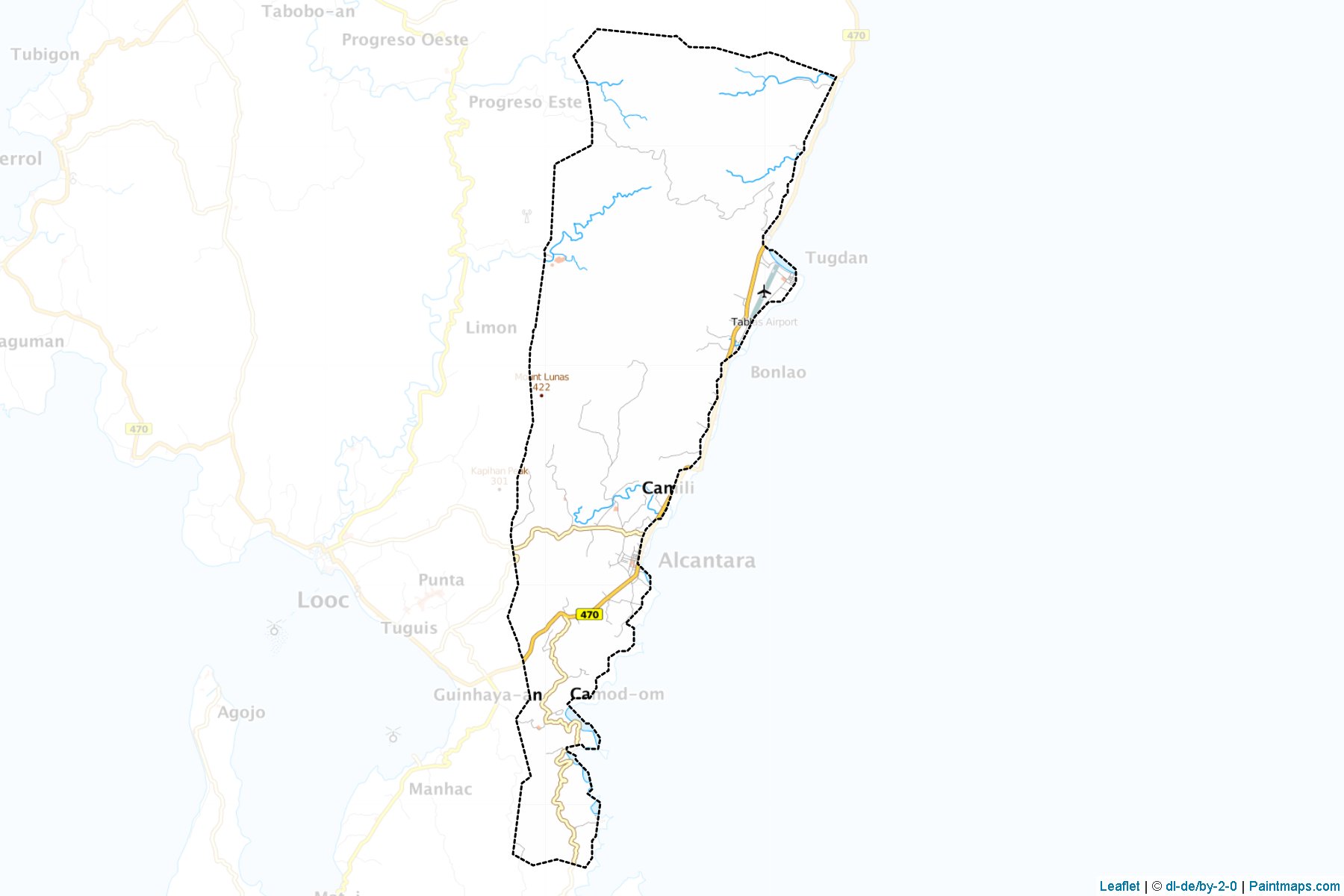 Alcantara (Romblon) Haritası Örnekleri-1