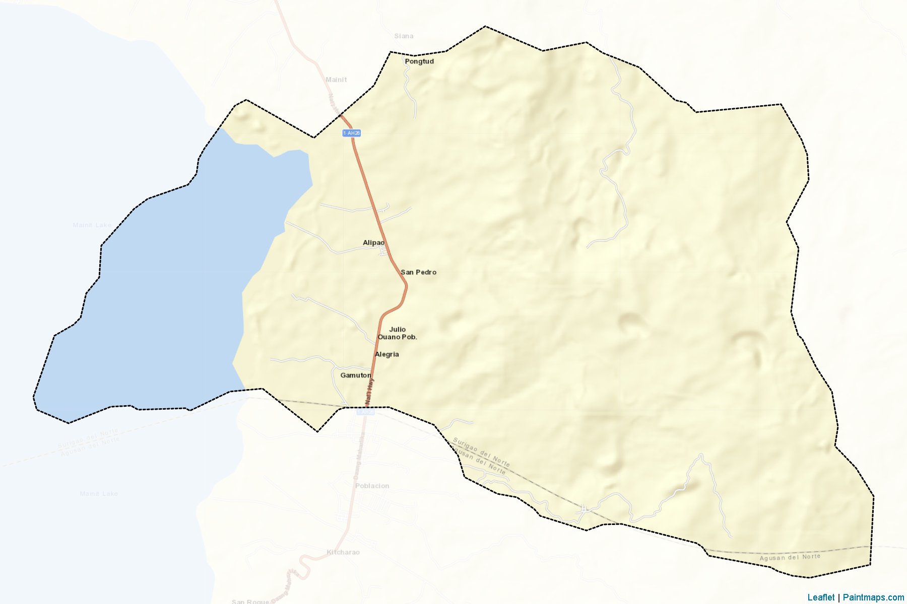 Alegria (Surigao del Norte) Map Cropping Samples-2