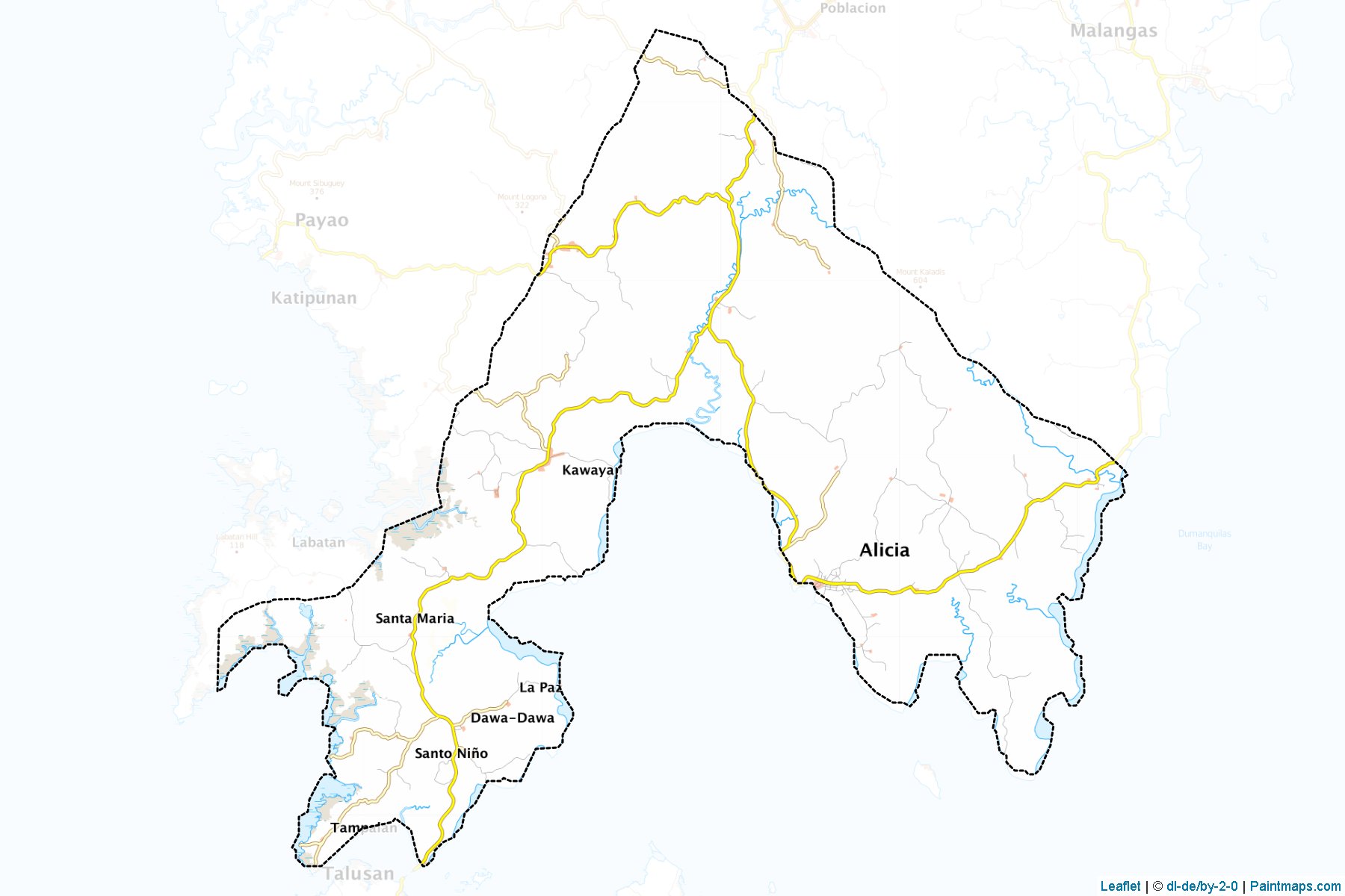 Alicia (Zamboanga Sibugay) Map Cropping Samples-1