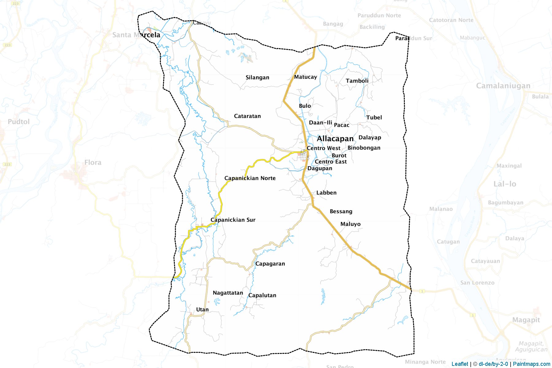 Allacapan (Cagayan) Map Cropping Samples-1