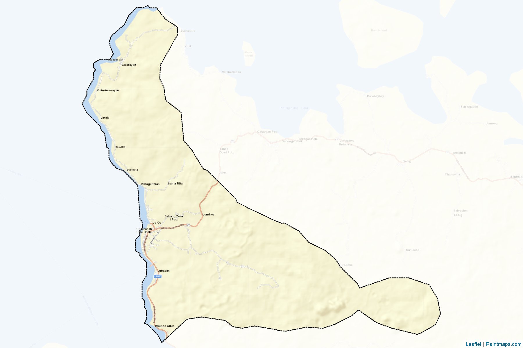 Muestras de recorte de mapas Allen (Northern Samar)-2