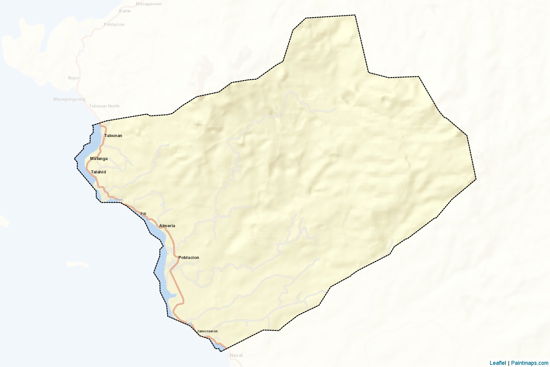 Muestras de recorte de mapas Almeria (Biliran)-2