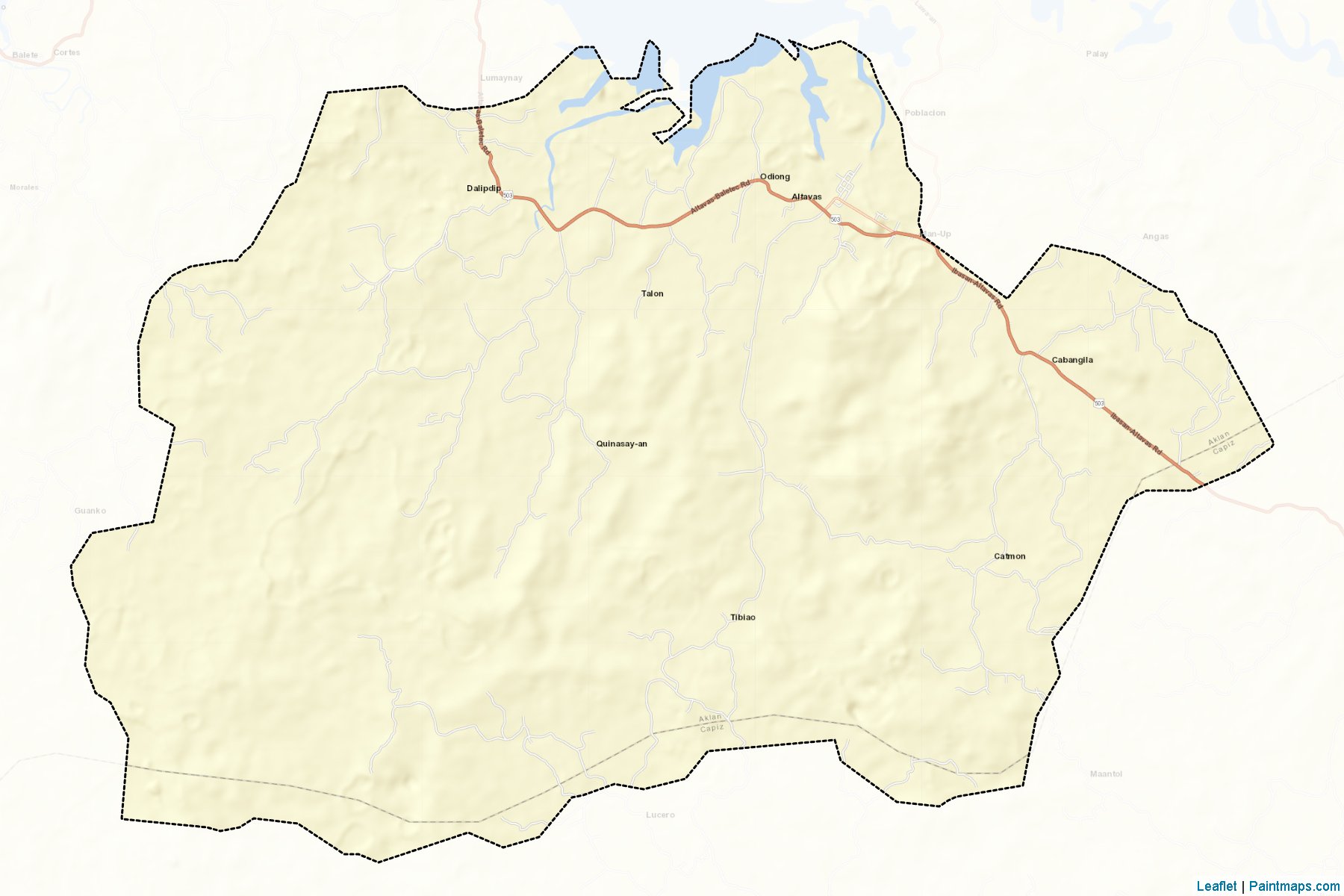 Muestras de recorte de mapas Altavas (Aklan)-2