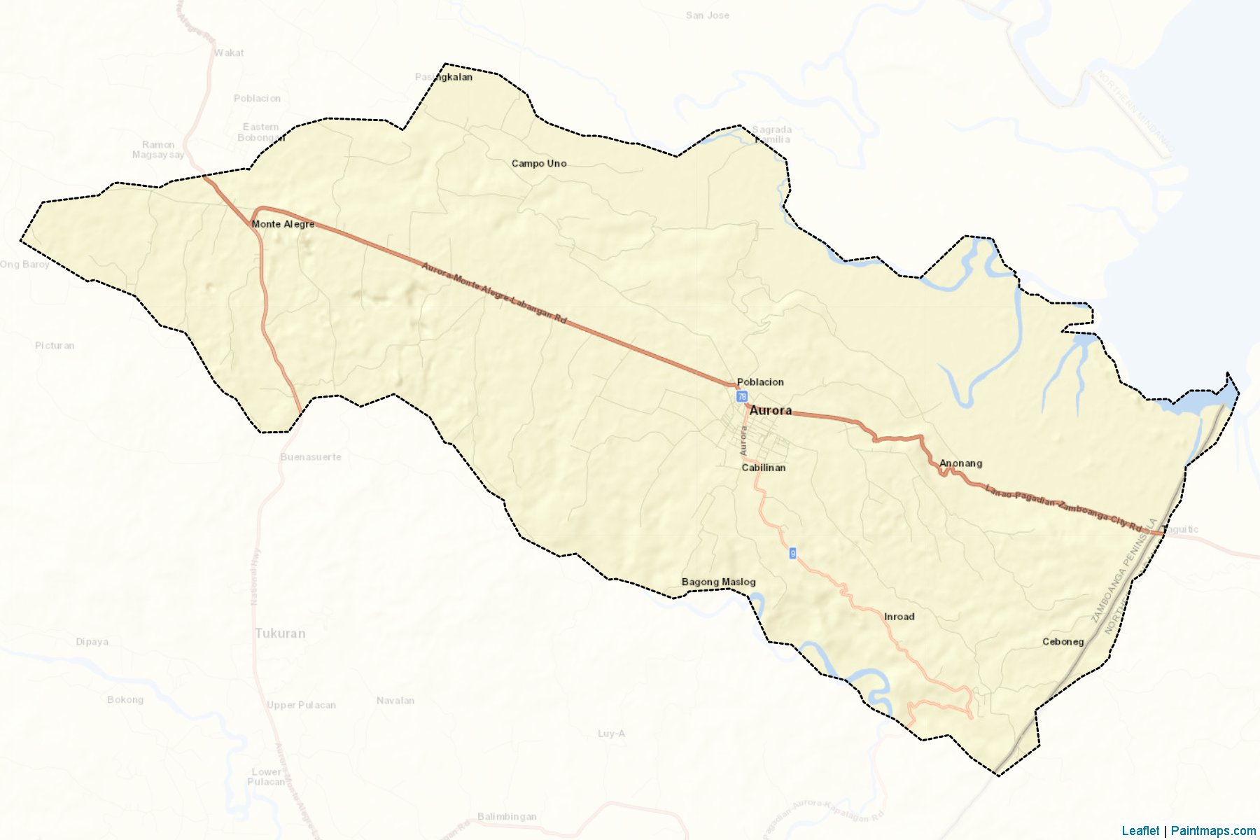 Aurora (Zamboanga del Sur) Map Cropping Samples-2