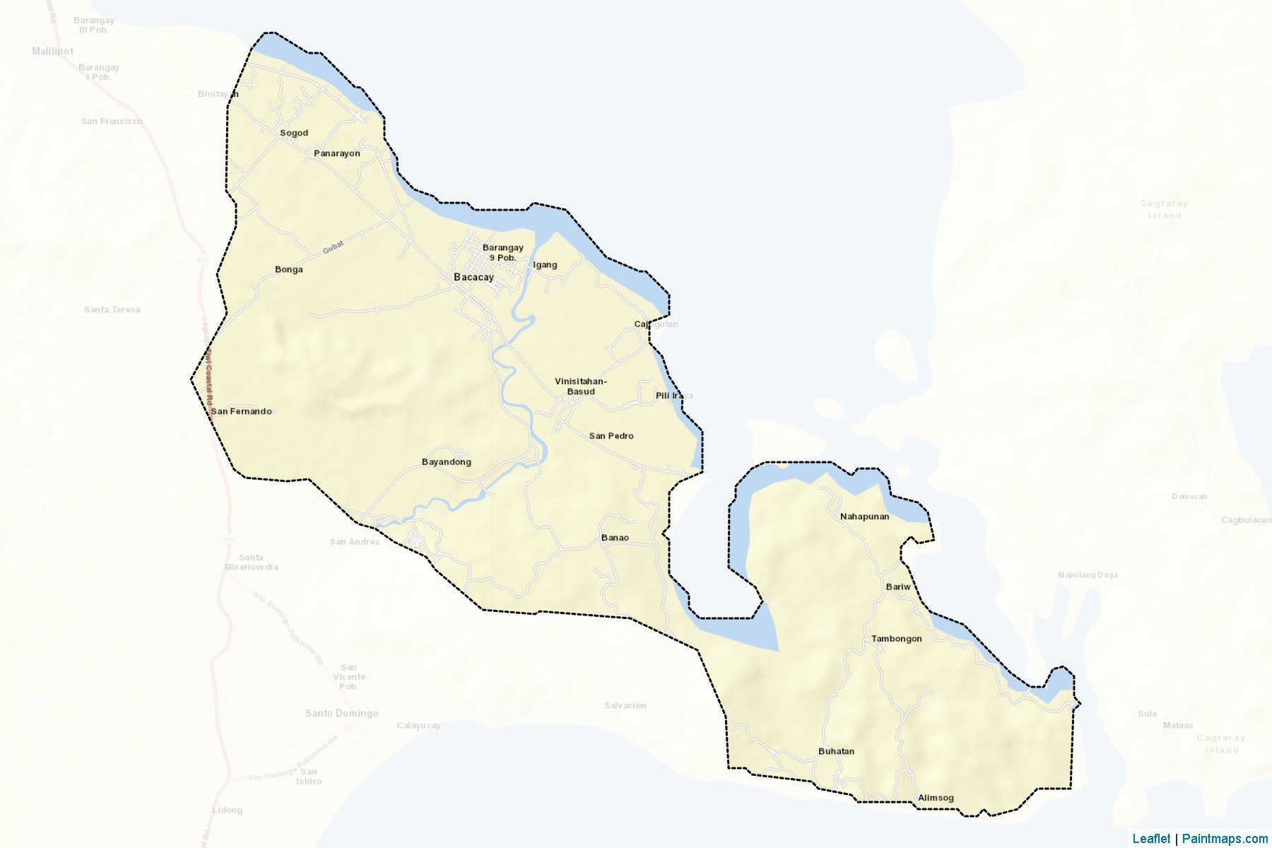 Bacacay (Albay) Map Cropping Samples-2