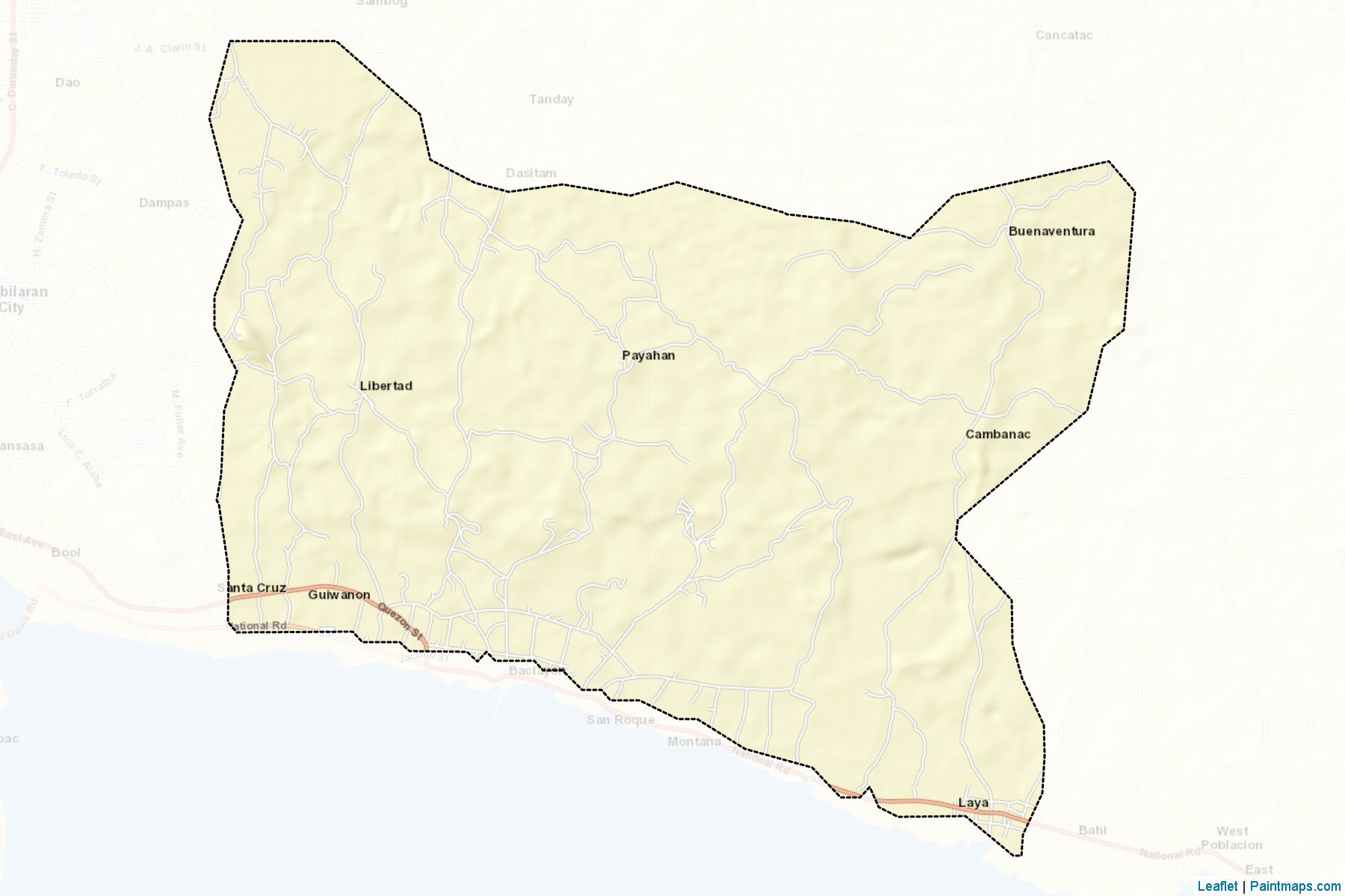 Baclayon (Bohol) Map Cropping Samples-2