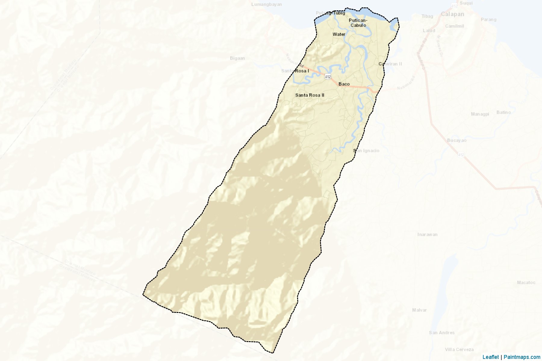 Baco (Mindoro Oriental) Map Cropping Samples-2