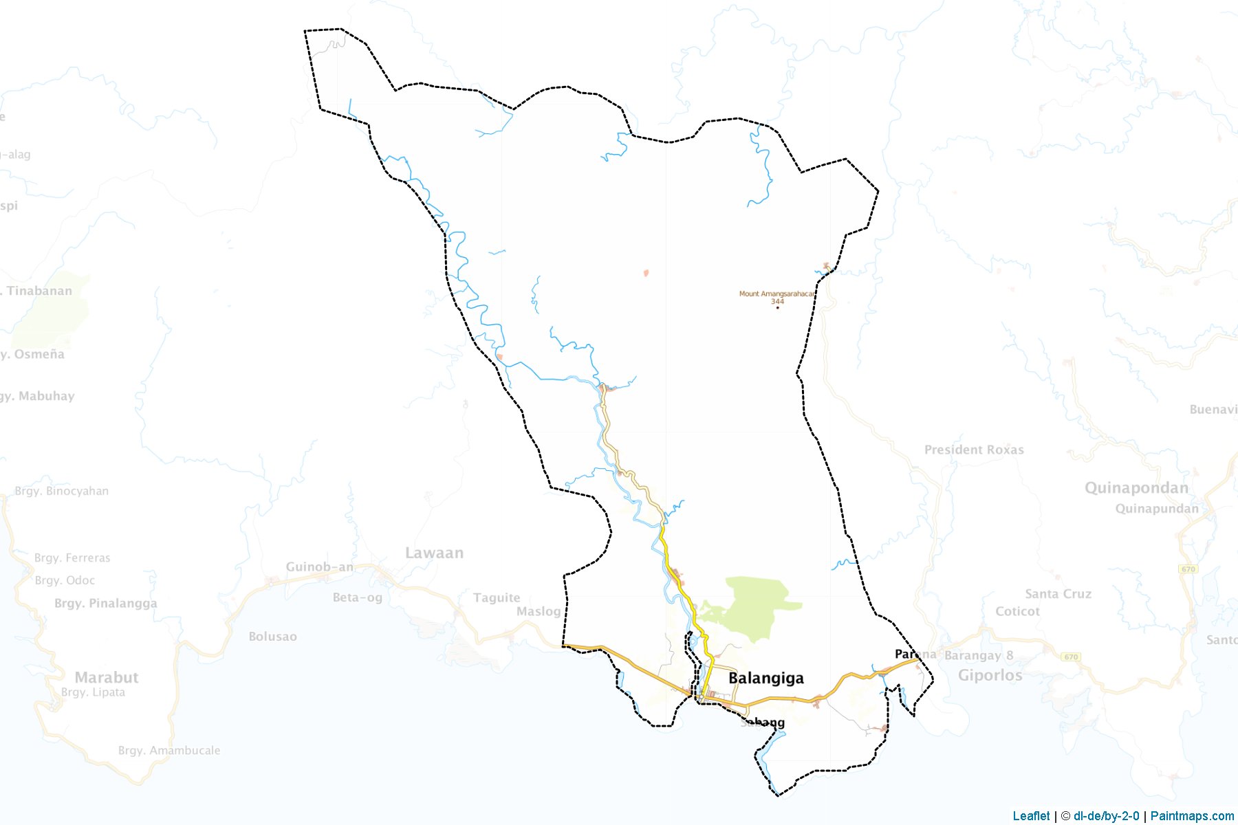 Balangiga (Eastern Samar) Map Cropping Samples-1