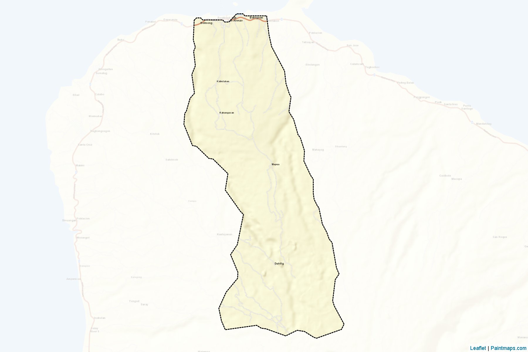 Balingoan (Misamis Oriental) Haritası Örnekleri-2