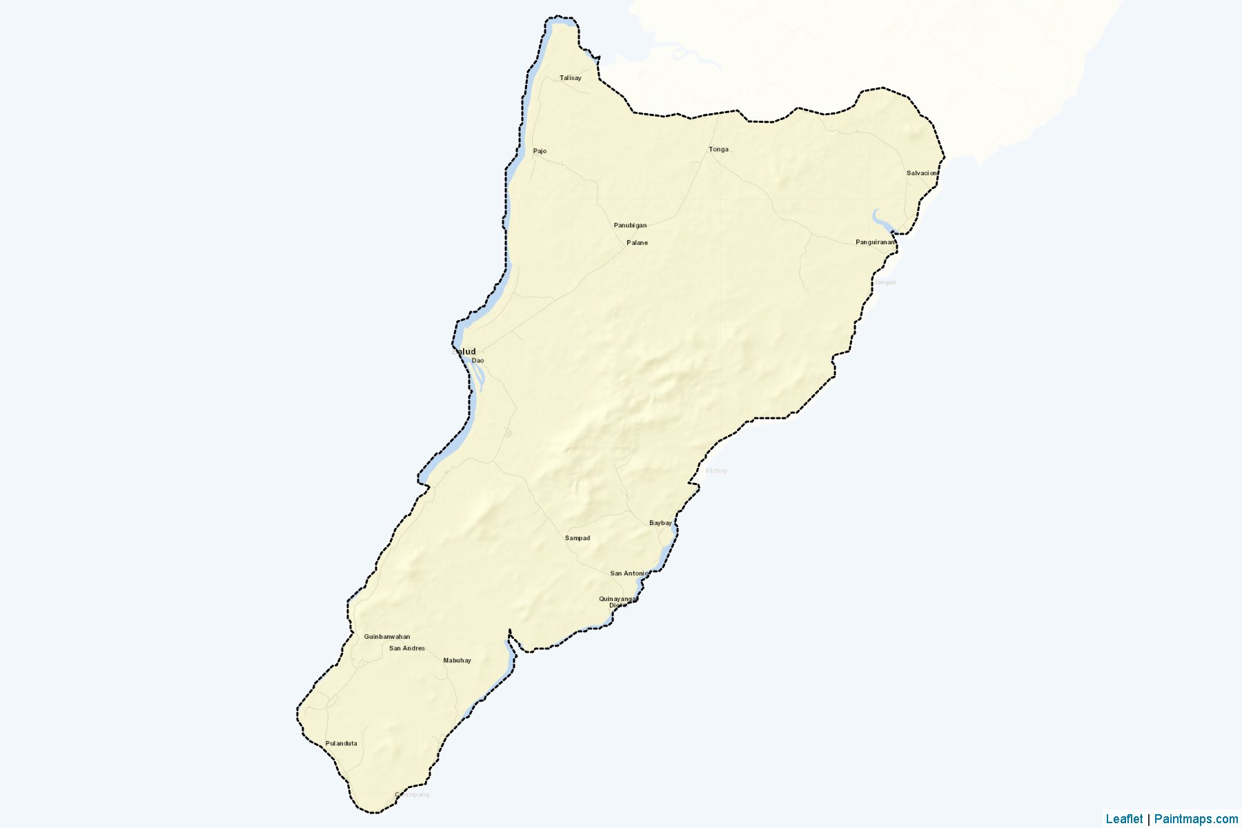 Muestras de recorte de mapas Balud (Masbate)-2