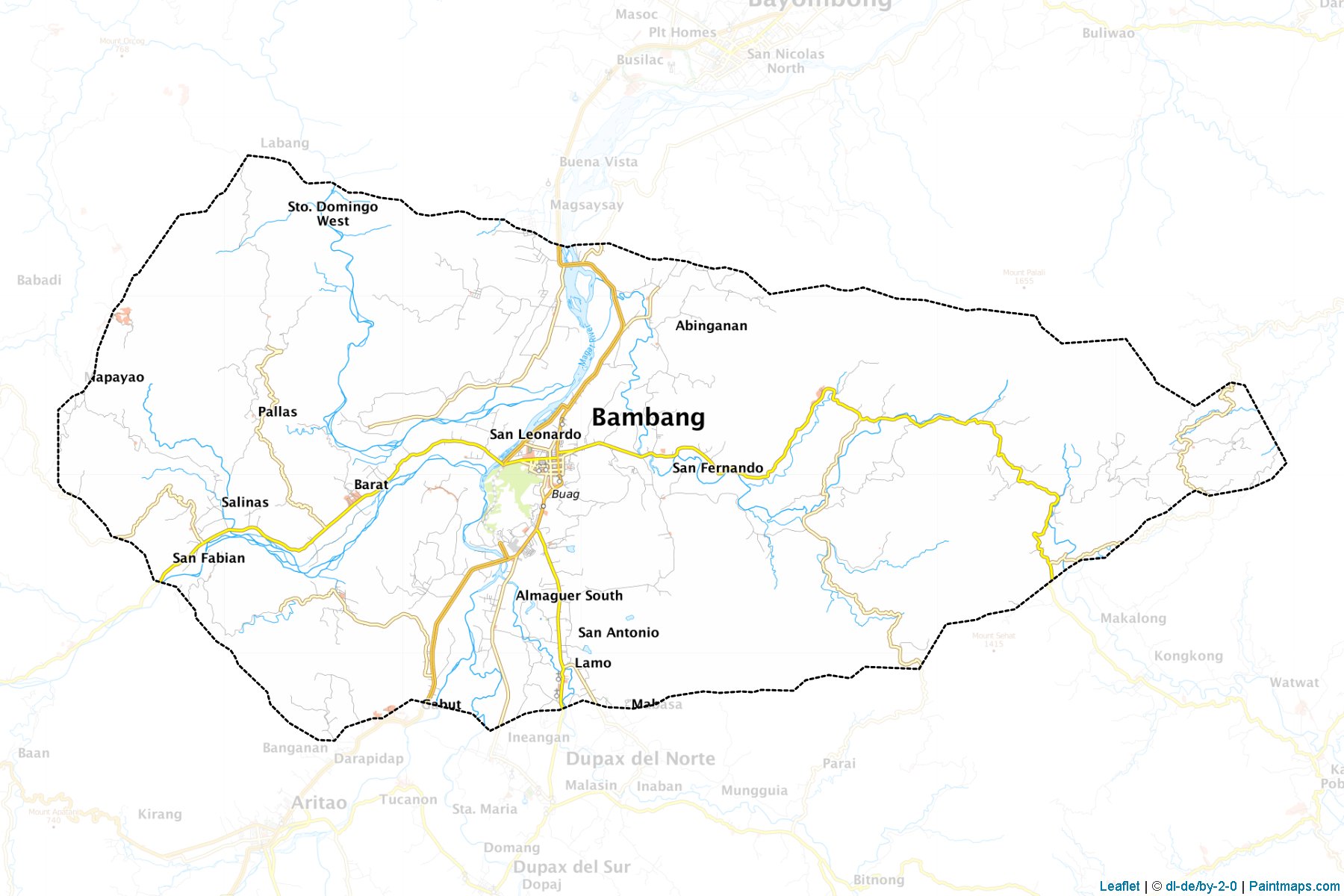 Bambang (Nueva Vizcaya) Map Cropping Samples-1