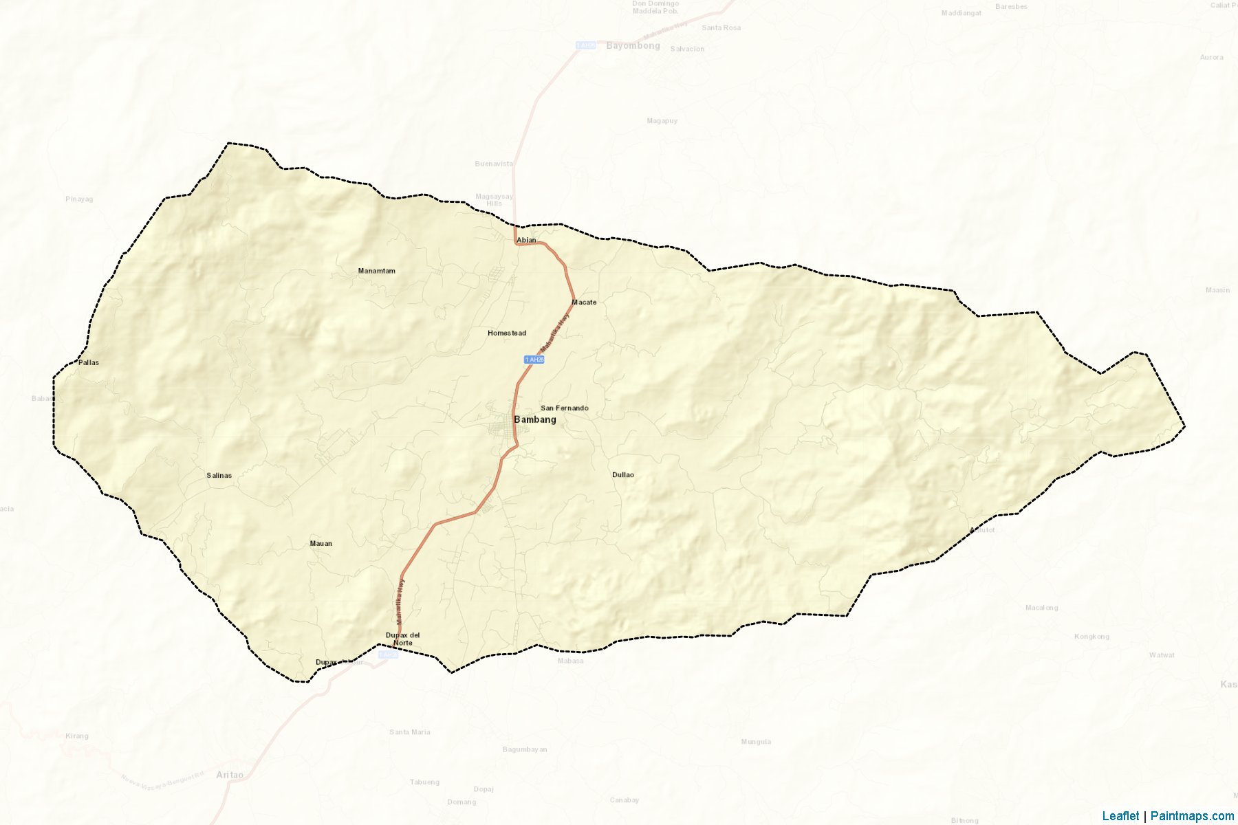 Bambang (Nueva Vizcaya) Map Cropping Samples-2