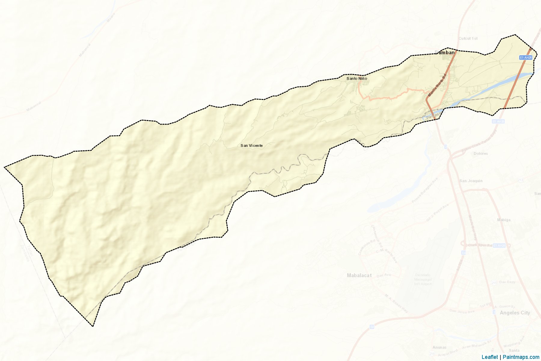 Bamban (Tarlac) Haritası Örnekleri-2