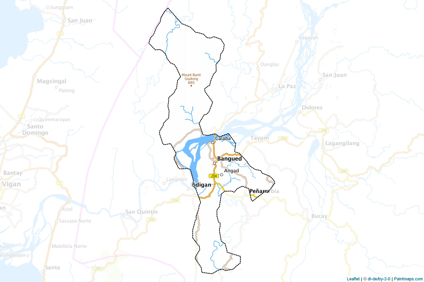 Bangued (Abra) Map Cropping Samples-1