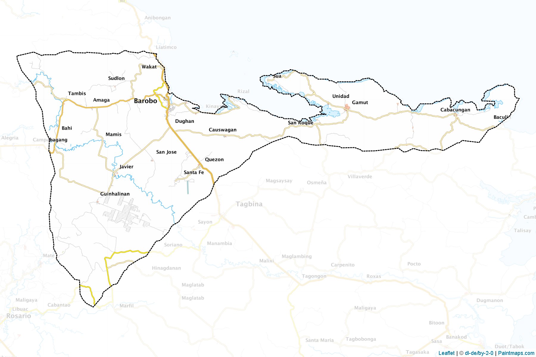 Barobo (Surigao del Sur) Map Cropping Samples-1