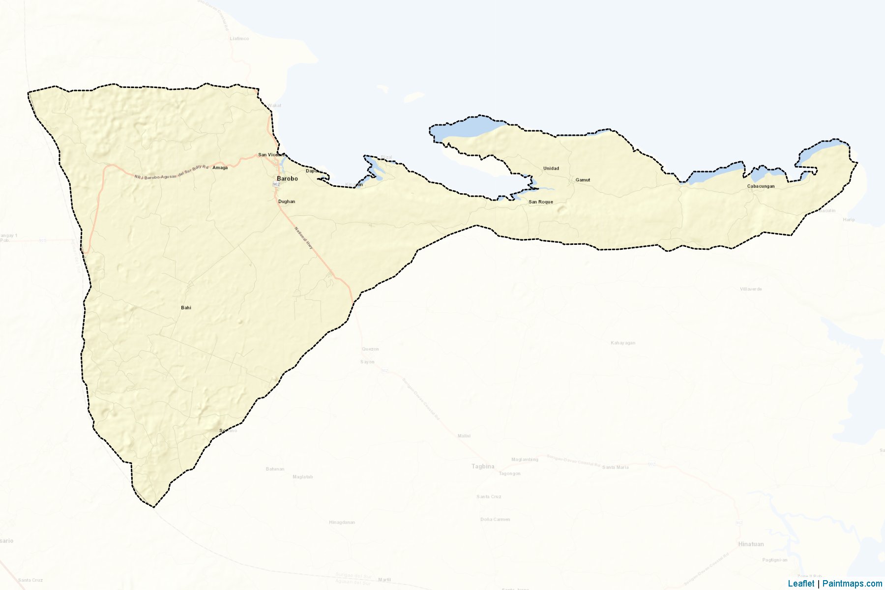 Barobo (Surigao del Sur) Map Cropping Samples-2