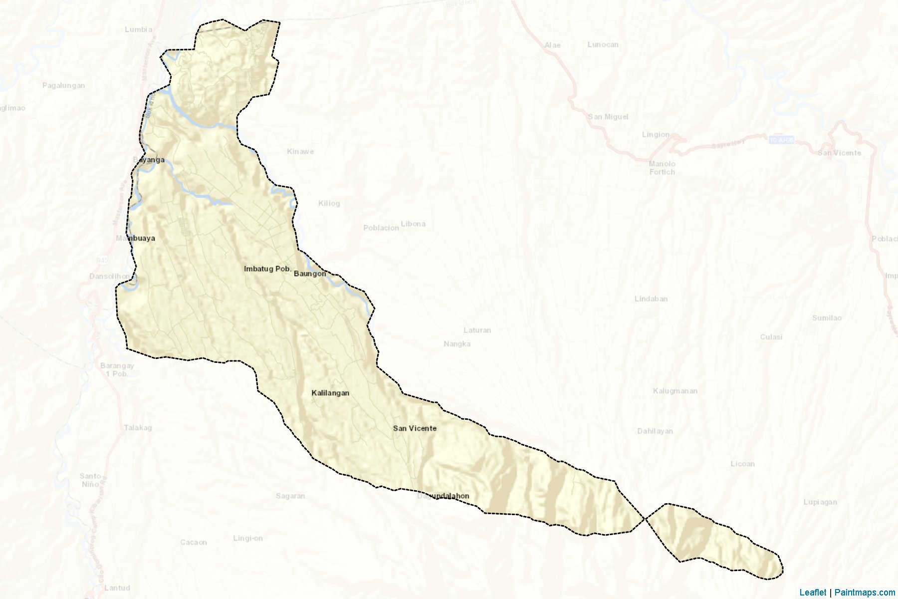 Baungon (Bukidnon) Map Cropping Samples-2