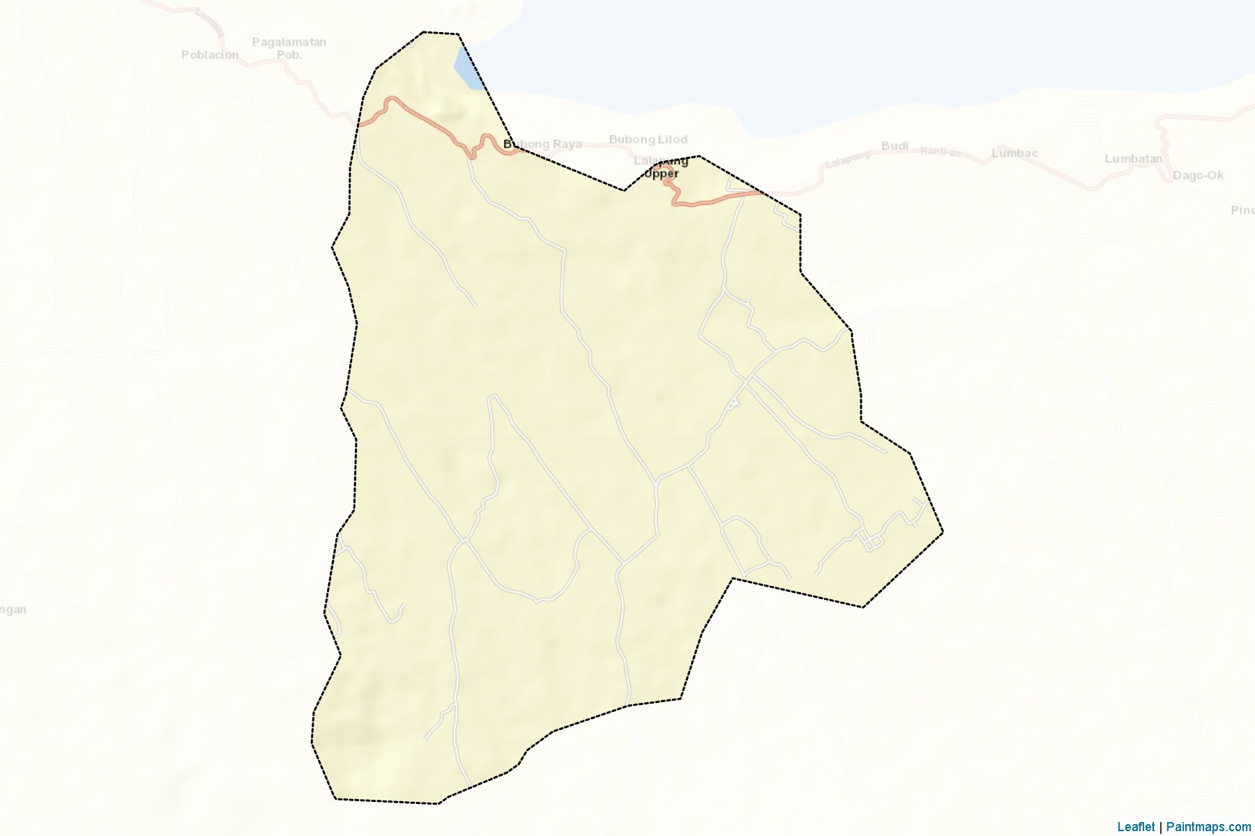 Muestras de recorte de mapas Bayang (Lanao del Sur)-2