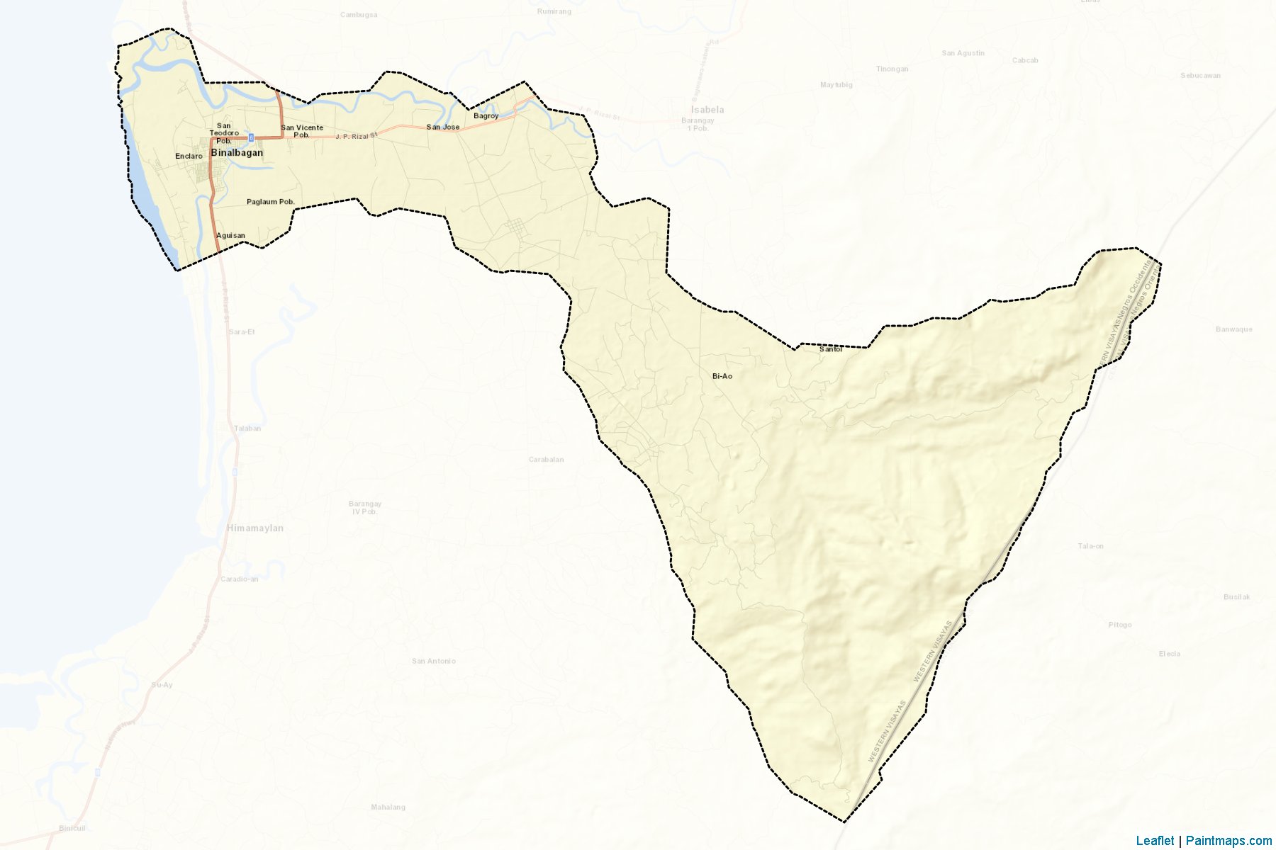 Binalbagan (Negros Occidental) Map Cropping Samples-2