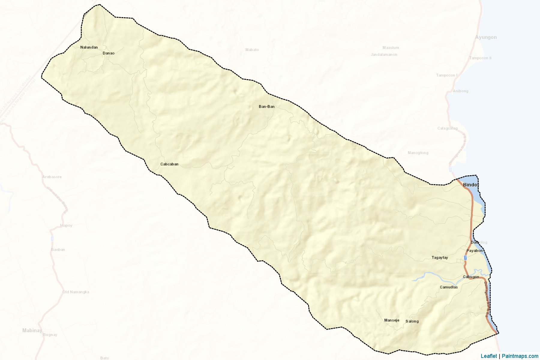 Bindoy (Negros Oriental) Map Cropping Samples-2