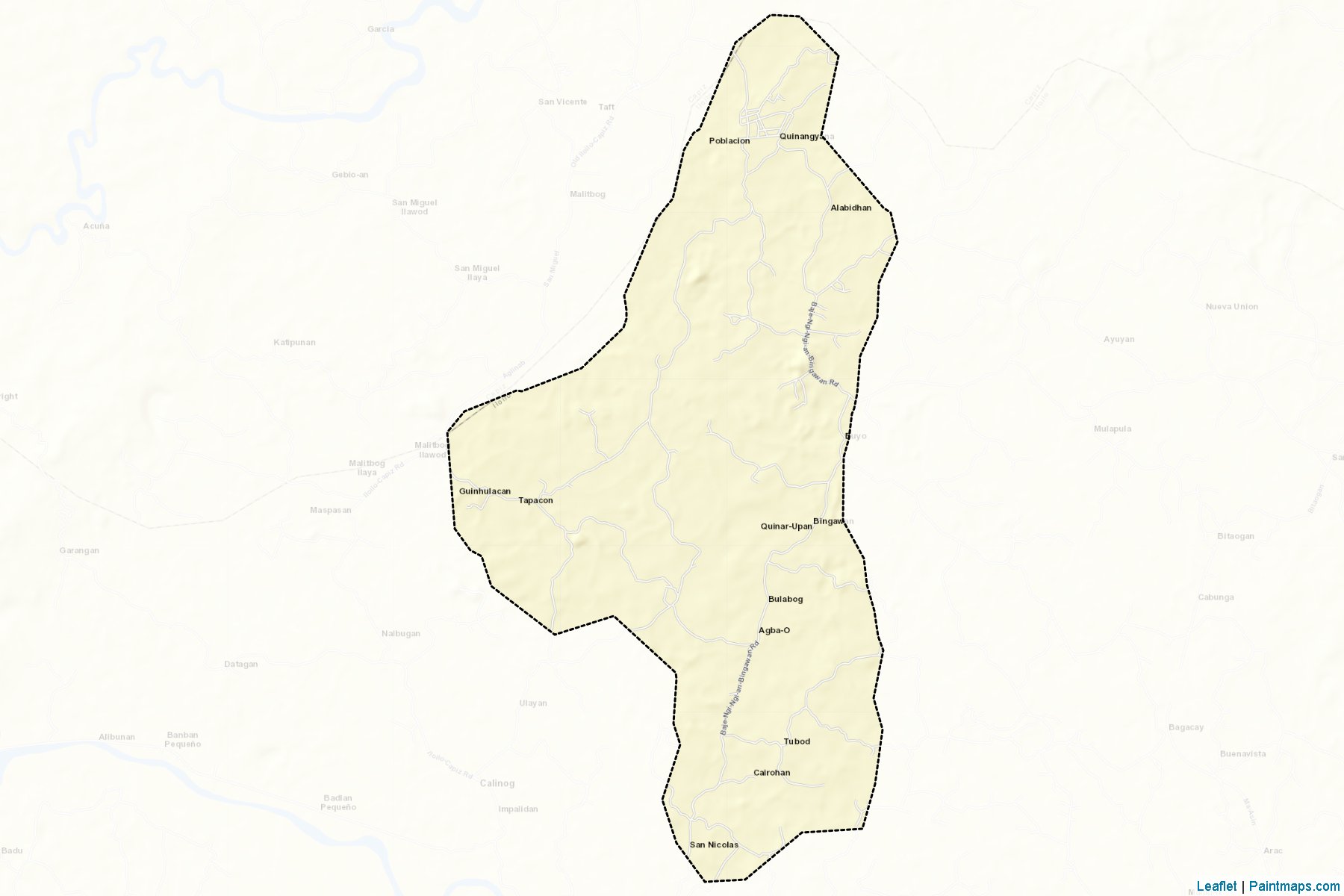 Muestras de recorte de mapas Bingawan (Iloilo)-2