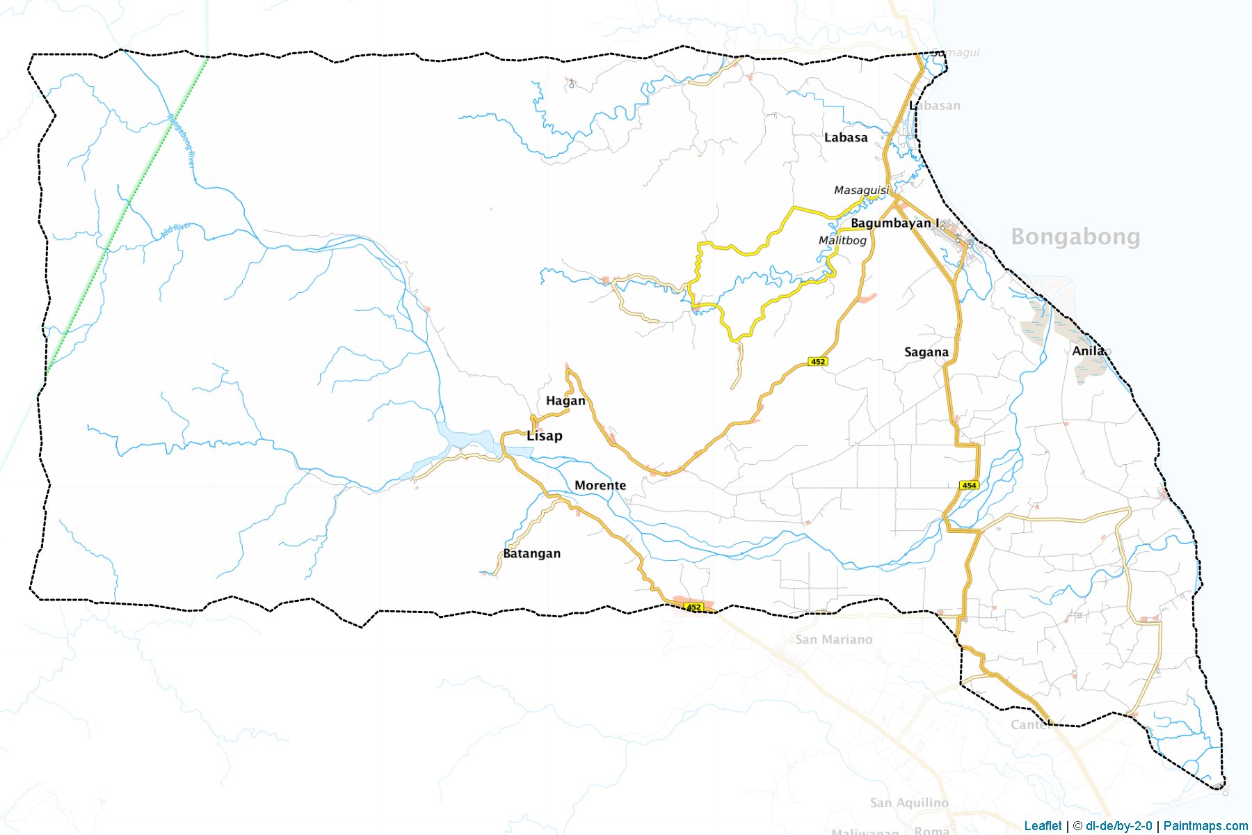 Bongabon (Mindoro Oriental) Map Cropping Samples-1