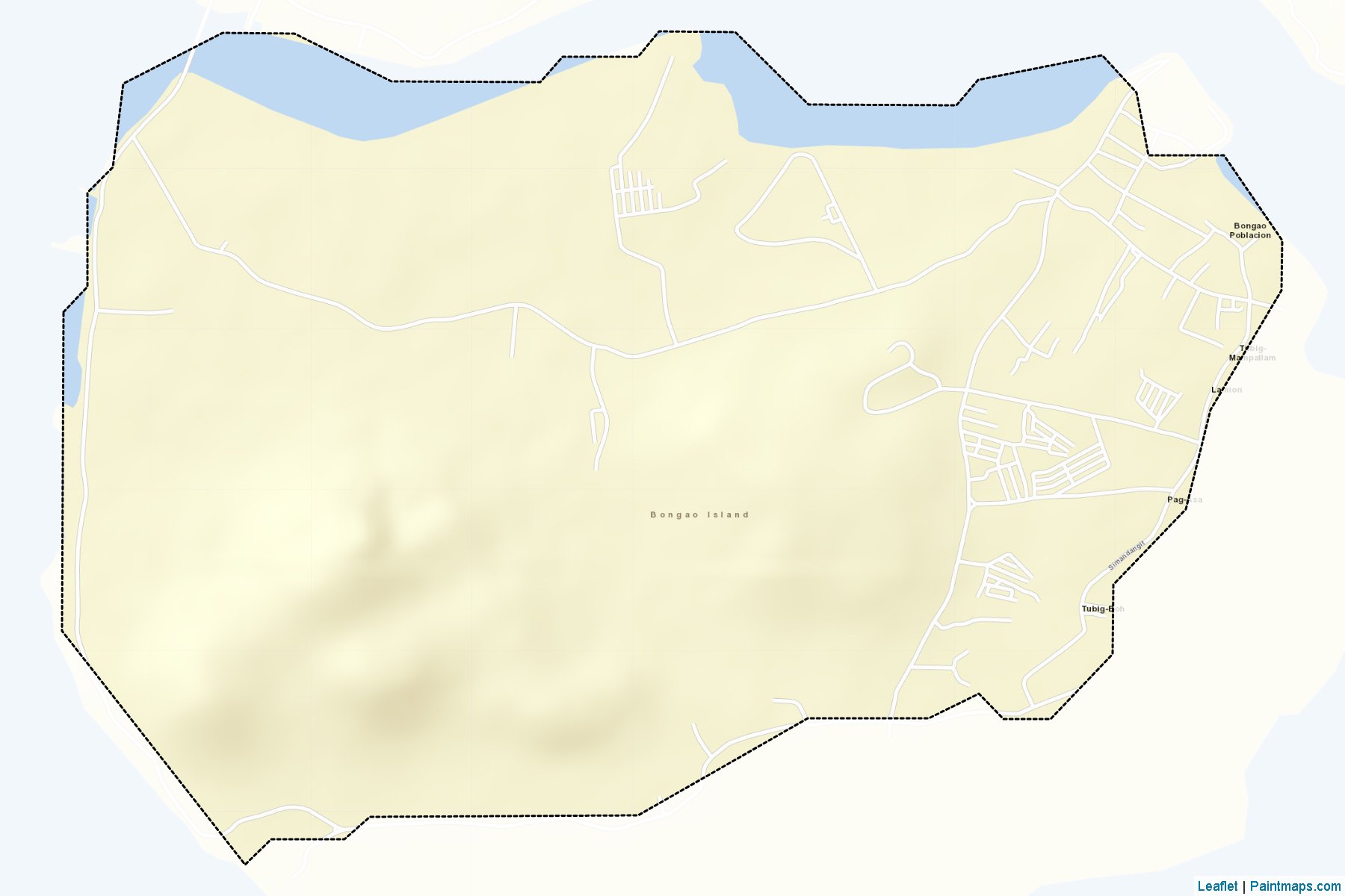 Bongao (Tawitawi) Map Cropping Samples-2