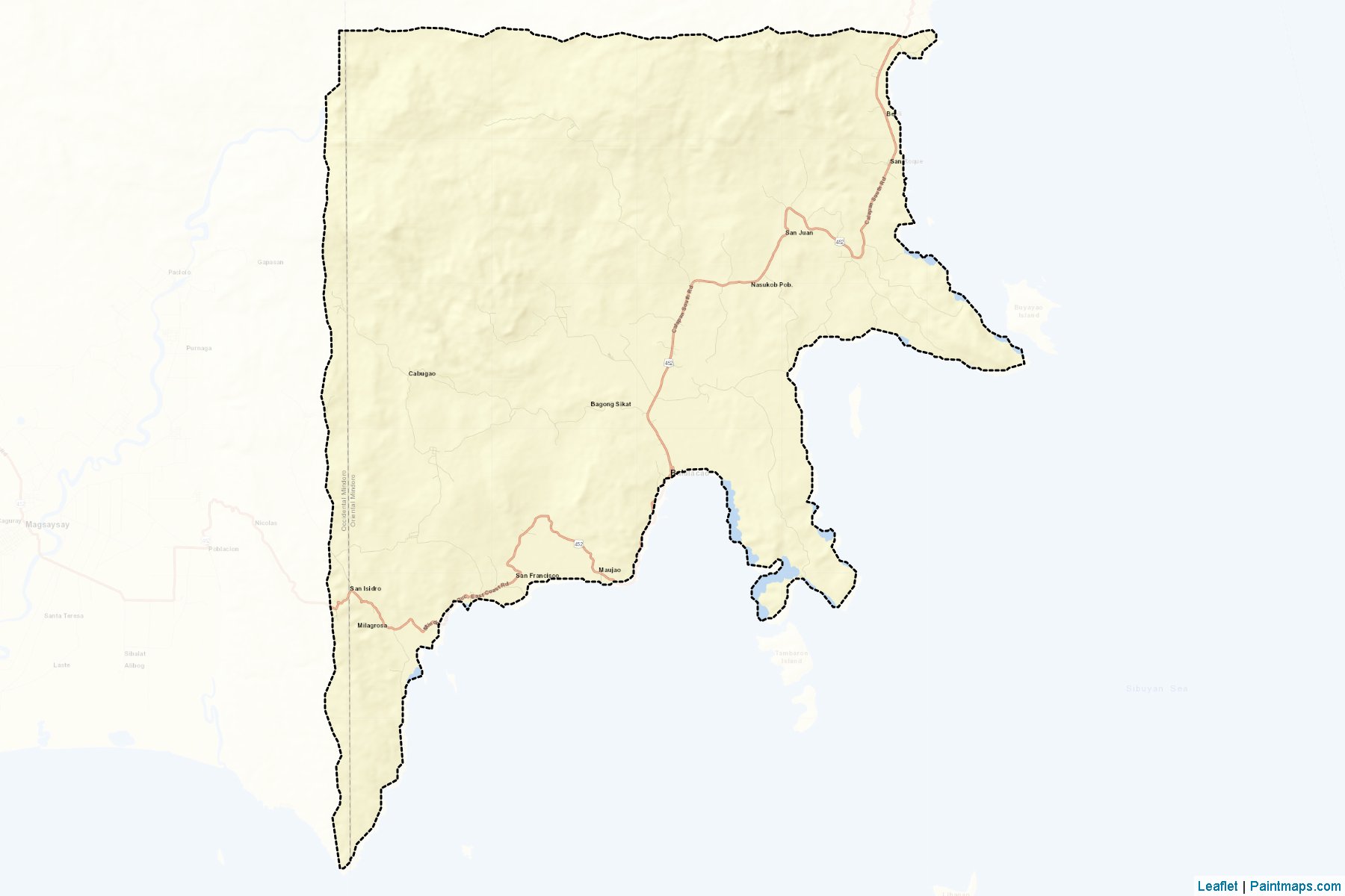 Bulalacao (Mindoro Oriental) Map Cropping Samples-2