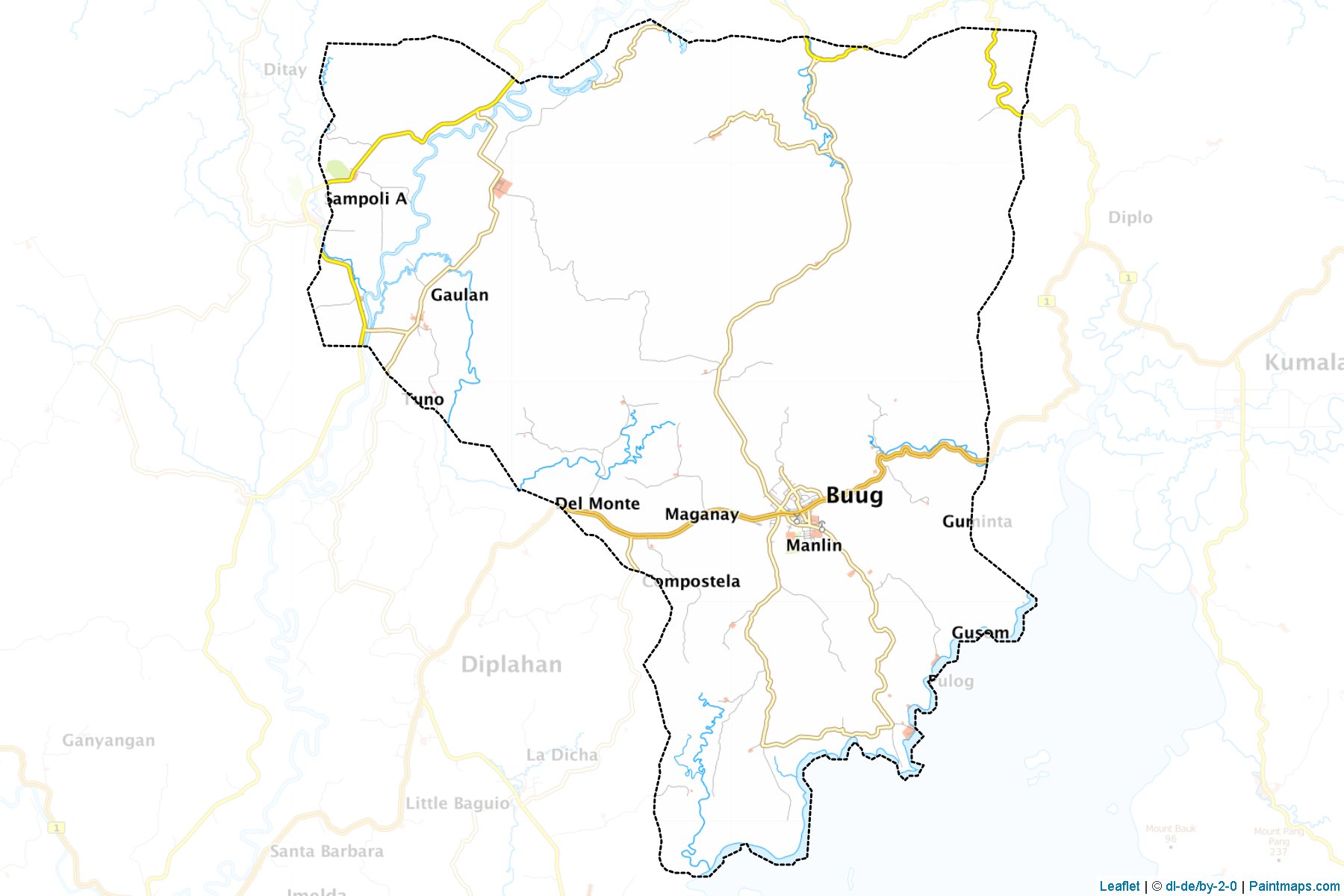 Buug (Zamboanga Sibugay) Map Cropping Samples-1