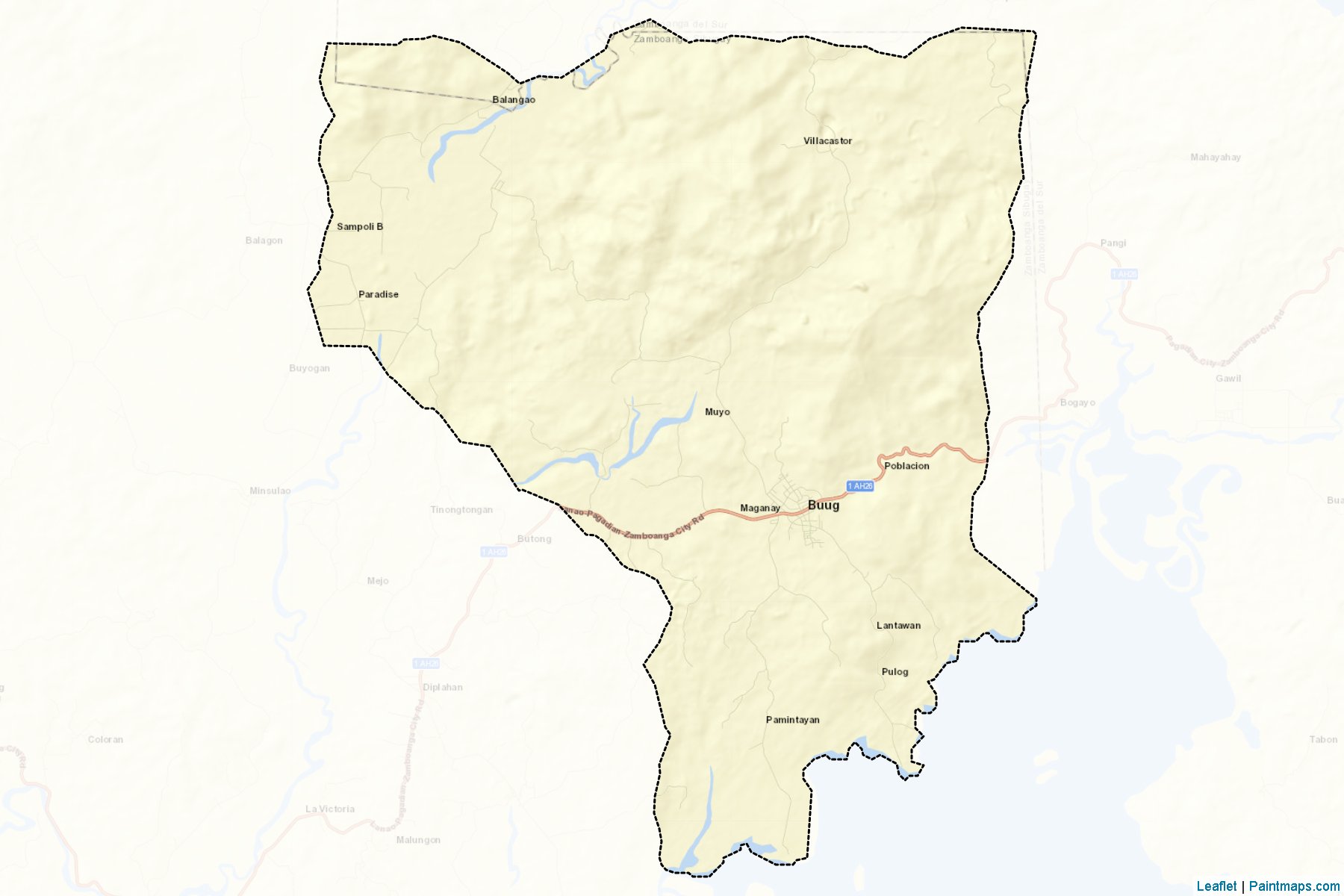 Buug (Zamboanga Sibugay) Map Cropping Samples-2