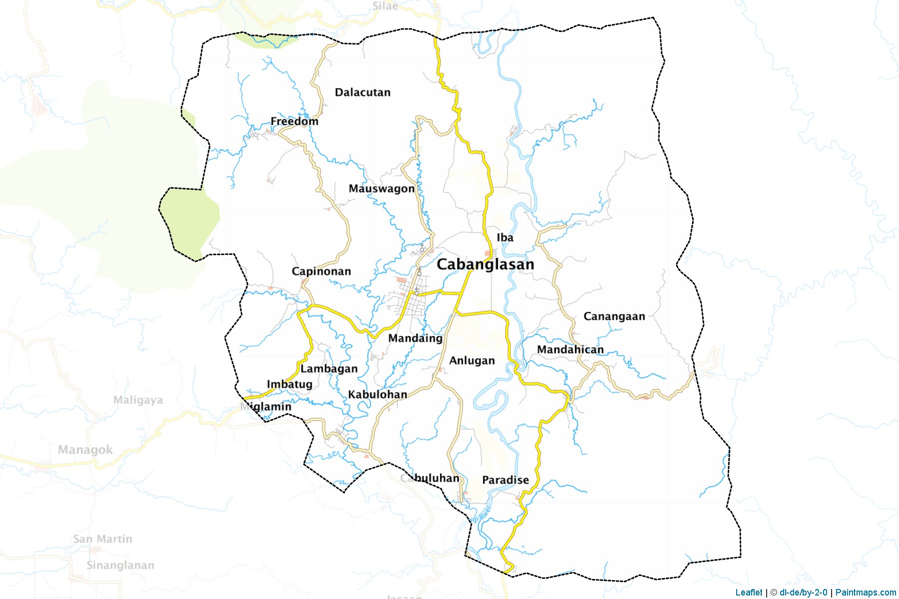 Cabanglasan (Bukidnon) Map Cropping Samples-1