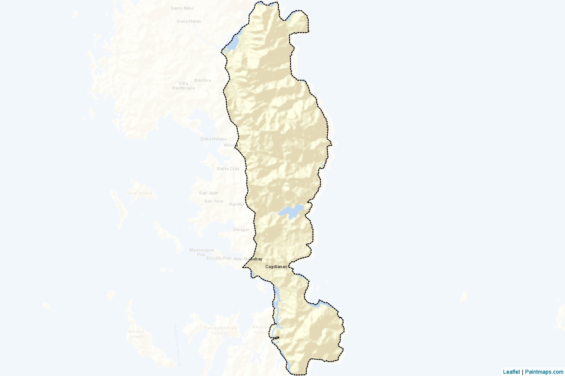 Cagdianao (Surigao del Norte) Haritası Örnekleri-2