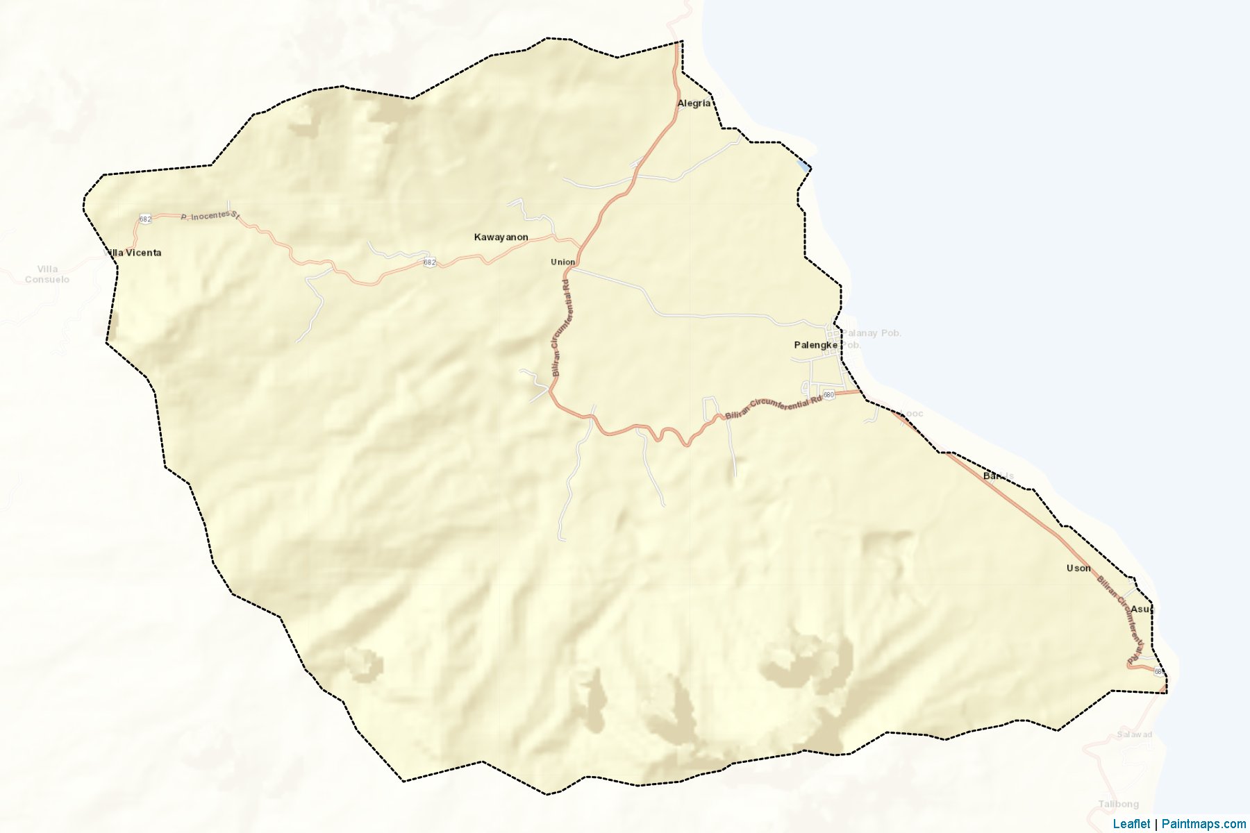 Caibiran (Biliran) Map Cropping Samples-2