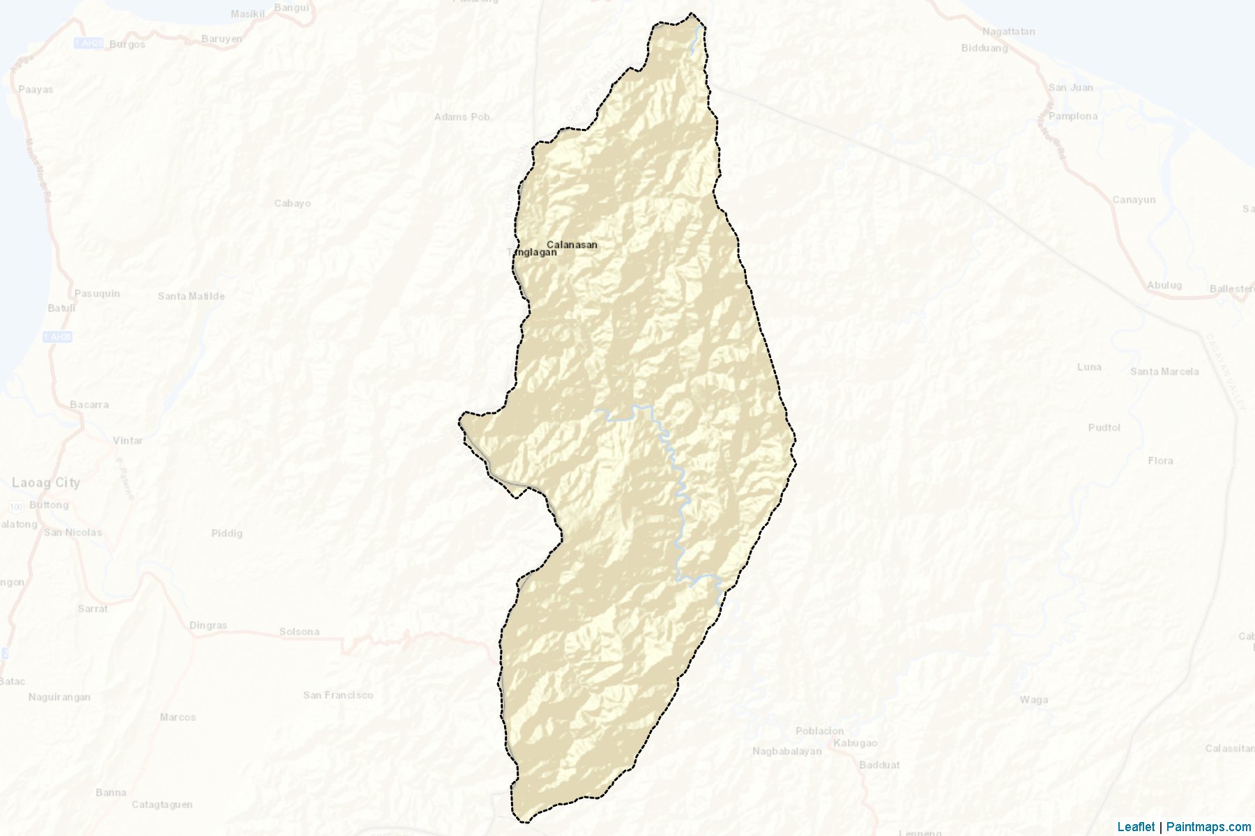 Muestras de recorte de mapas Calanasan (Apayao)-2