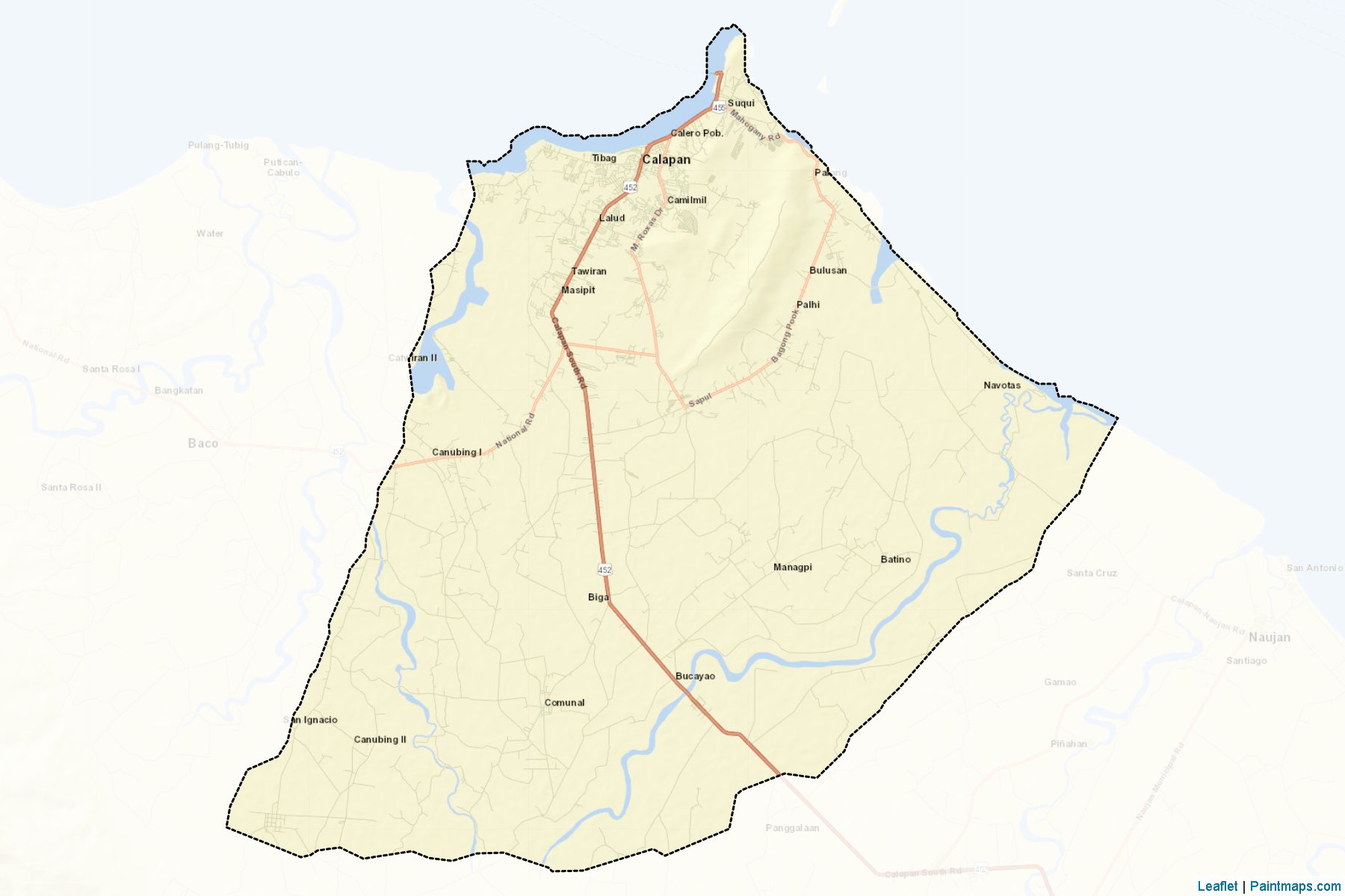 Calapan (Mindoro Oriental) Map Cropping Samples-2