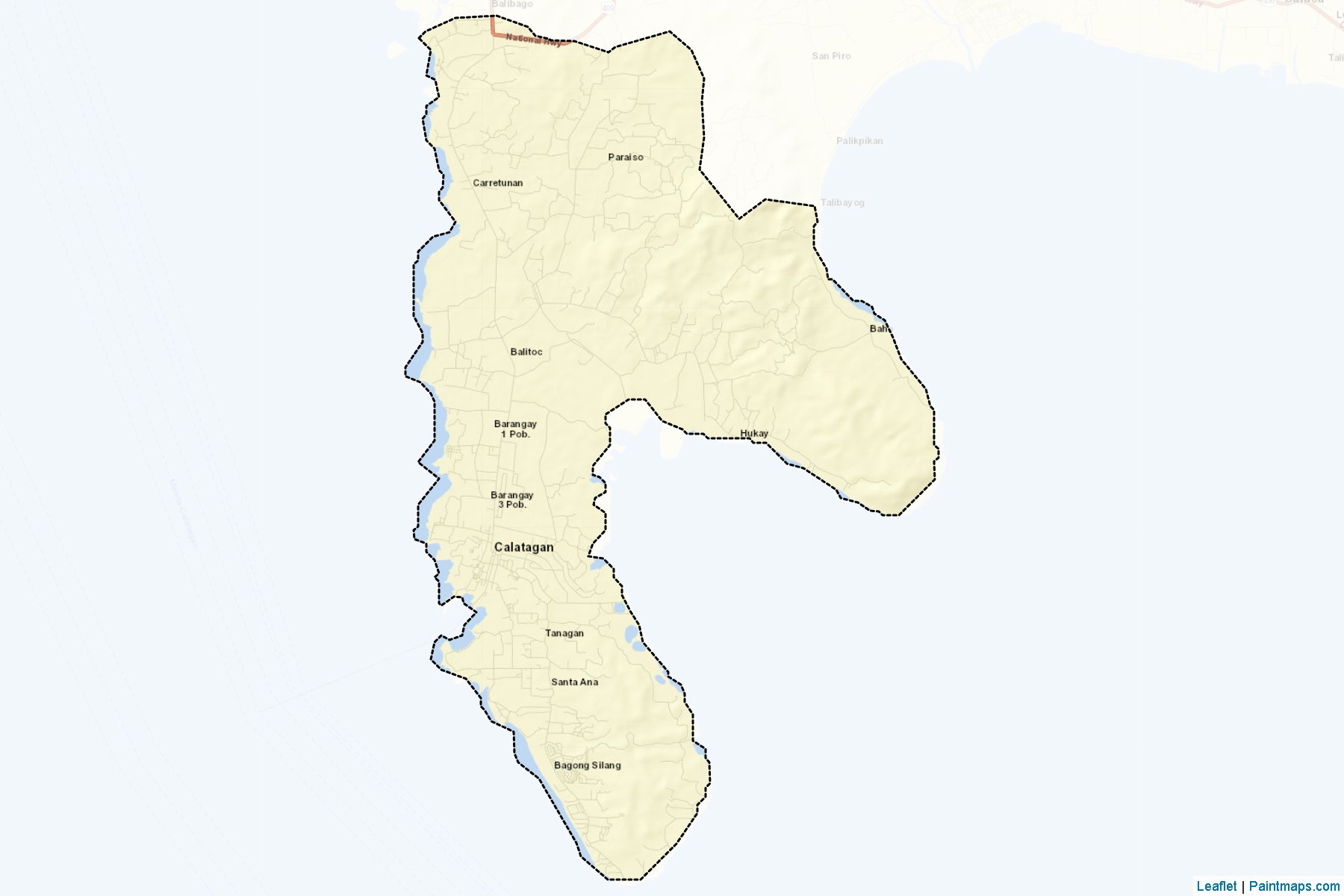 Calatagan (Batangas) Map Cropping Samples-2