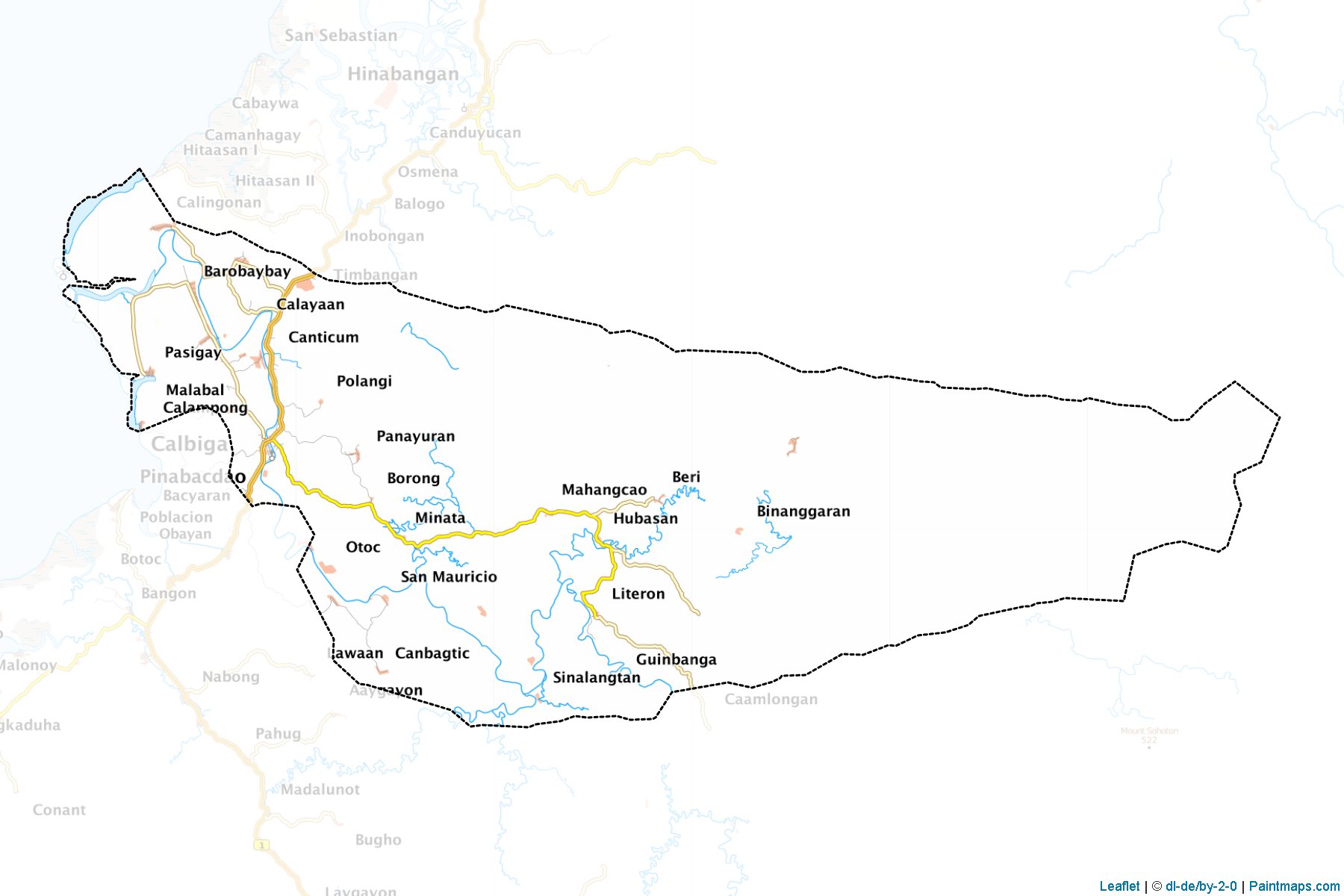 Calbiga (Samar) Haritası Örnekleri-1