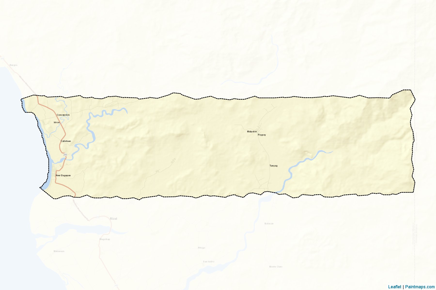 Calintaan (Mindoro Occidental) Map Cropping Samples-2